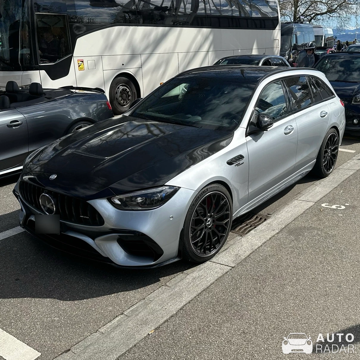 Mercedes-AMG C 63 S E-Performance Estate S206 spotted in Zürich, Schweiz