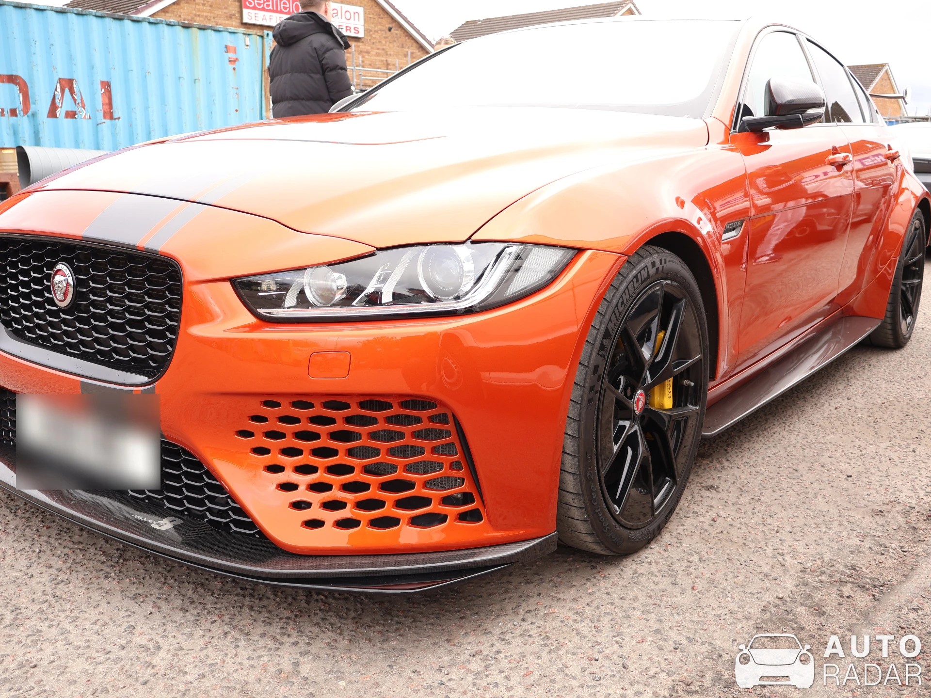Jaguar XE SV Project 8 spotted in Inverness