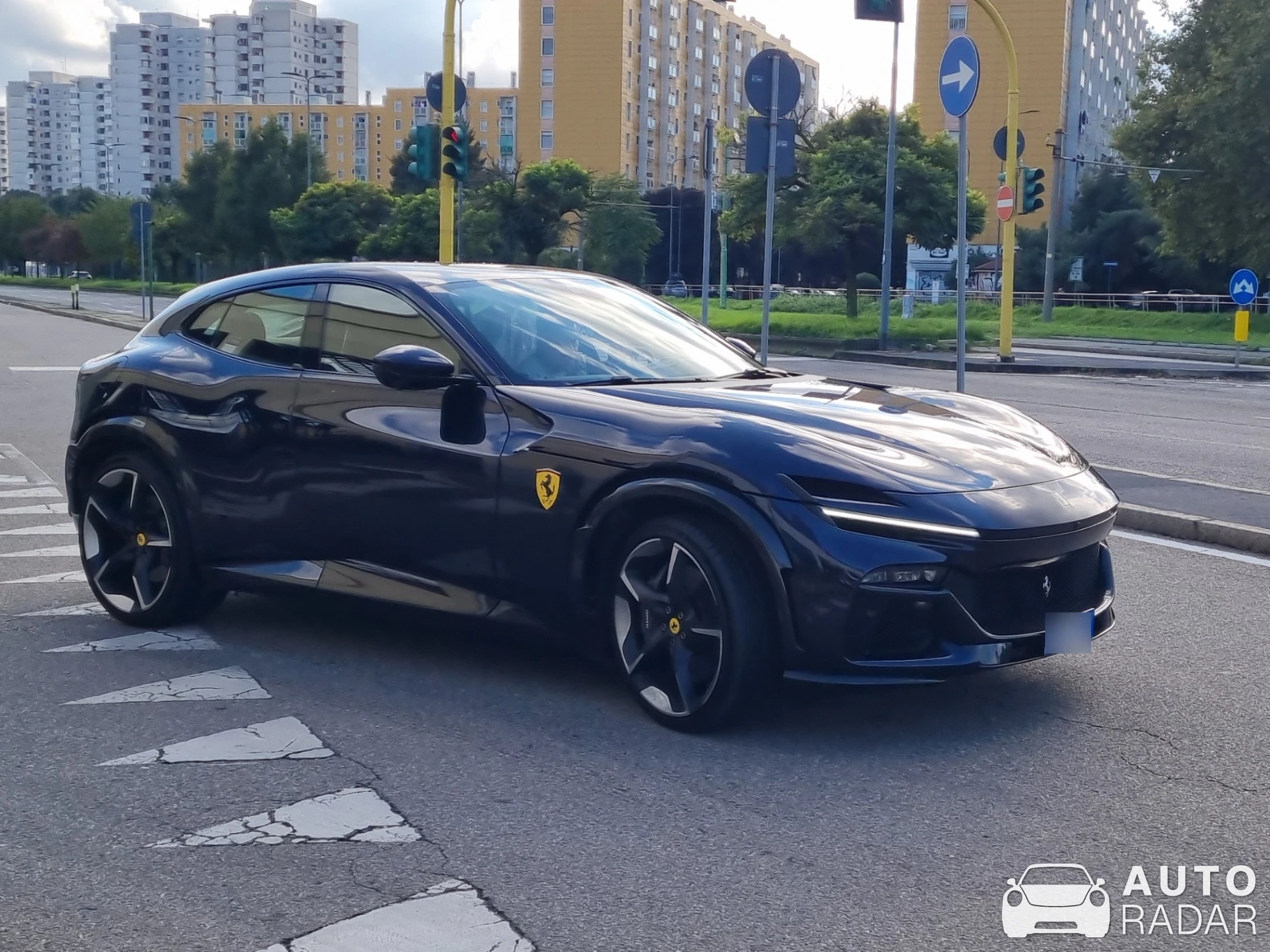 Ferrari Purosangue spotted in Città metropolitana di Milano, Italia
