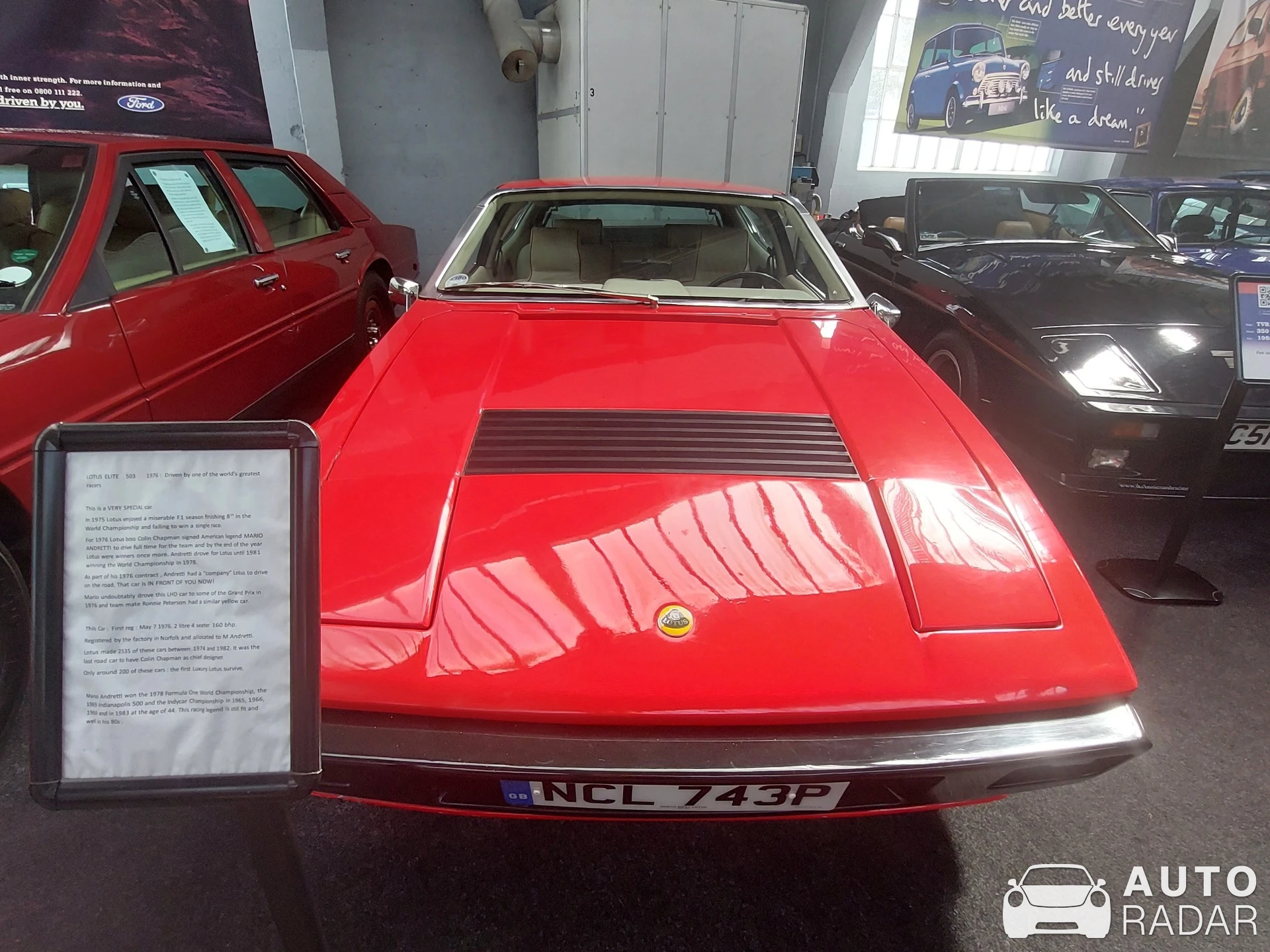 Lotus Elite spotted in Belper