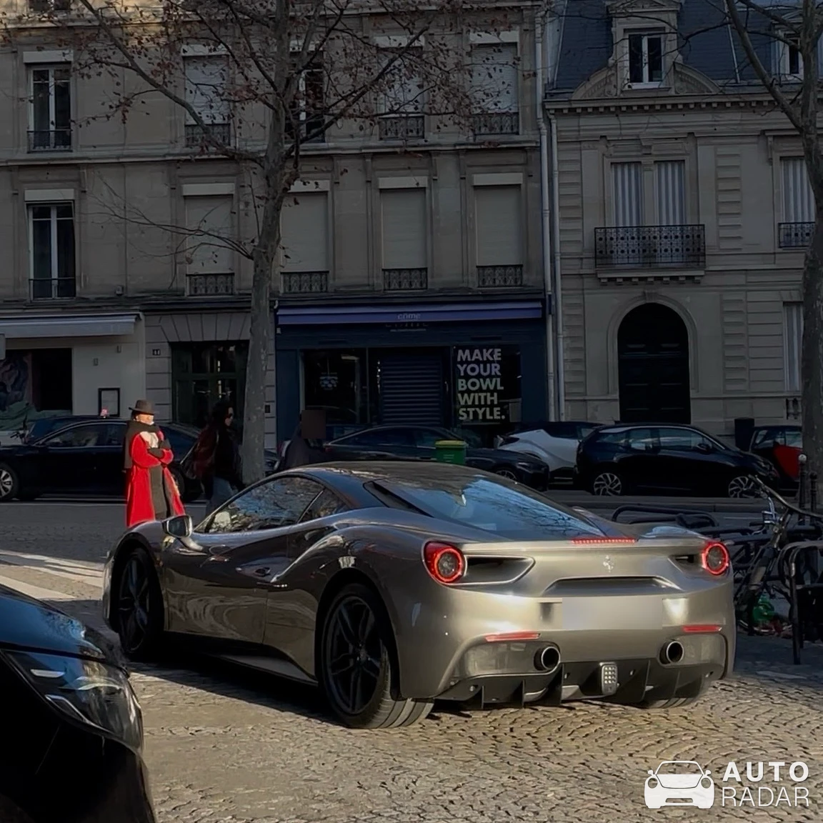 Ferrari 488 GTB spotted in Paris, France