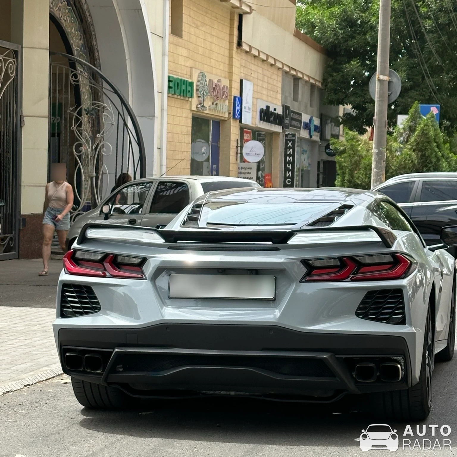 Chevrolet Corvette C8 spotted in Tashkent