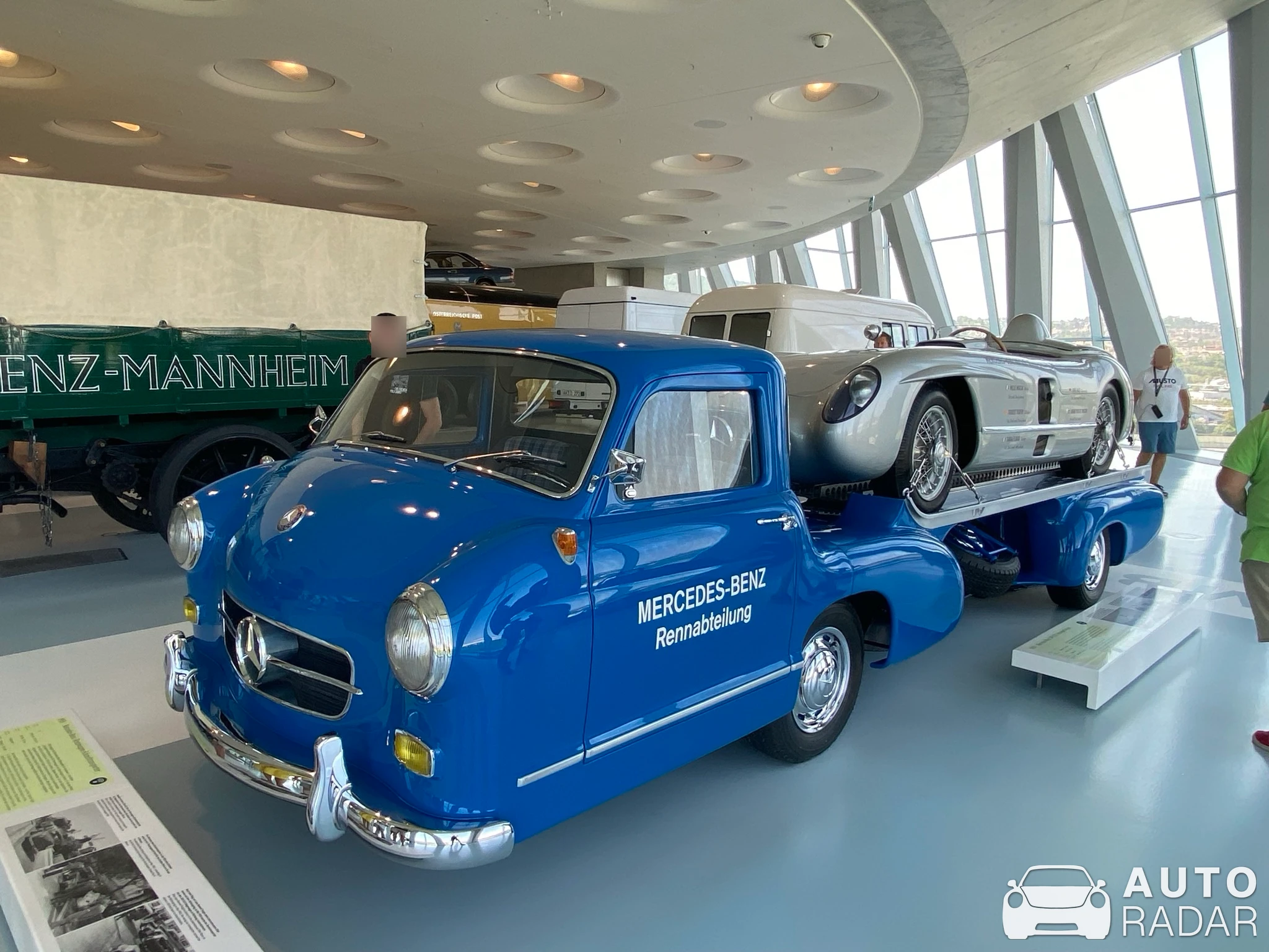 Mercedes Renntransporter spotted in Stuttgart