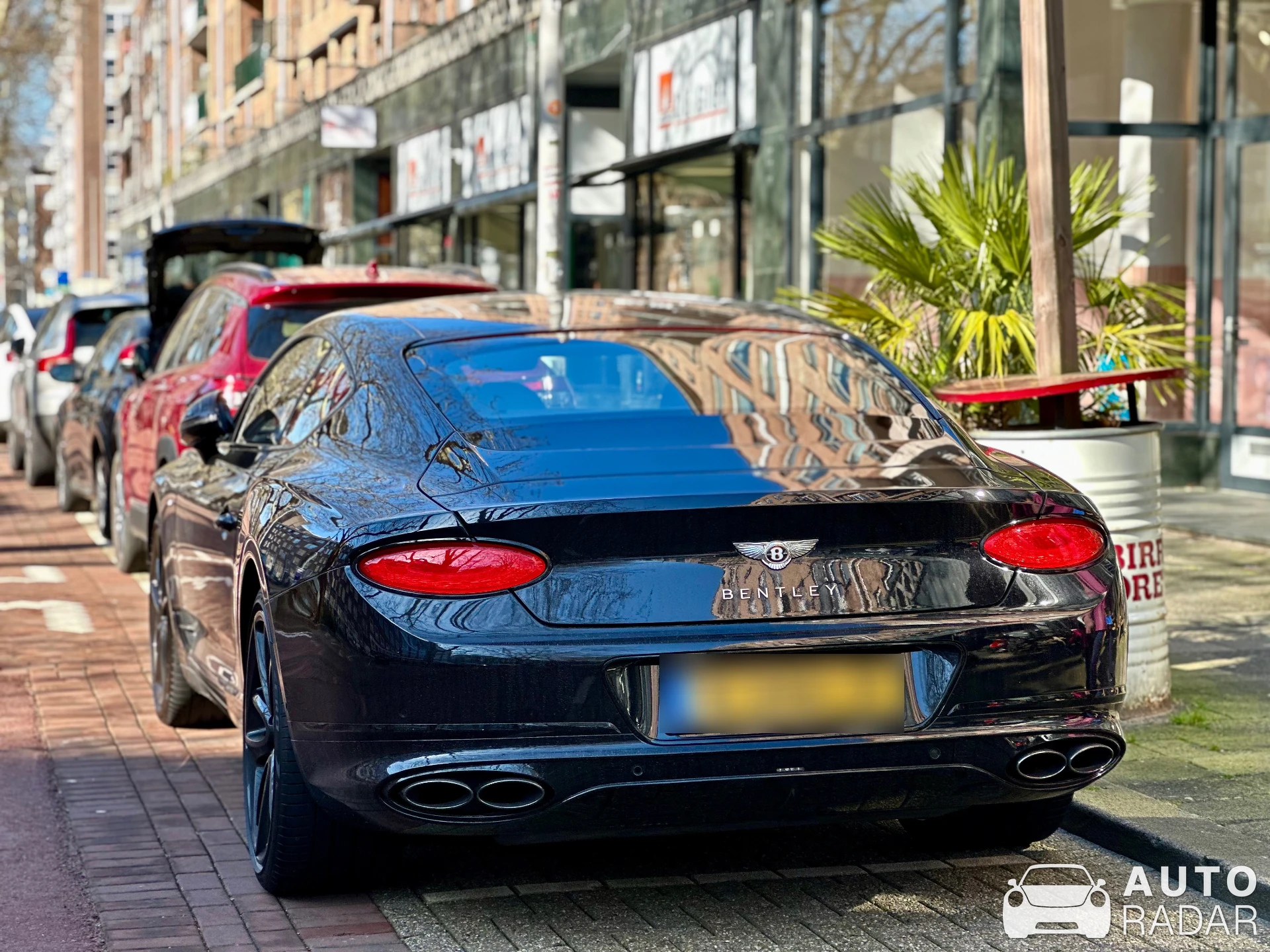 Bentley Continental GT V8 Azure spotted in Rotterdam