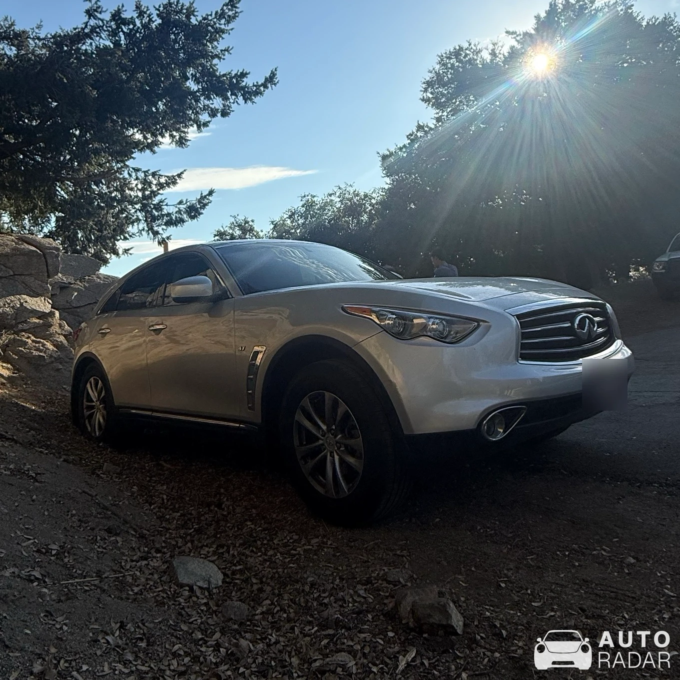 Infiniti QX70 spotted in Mount Wilson