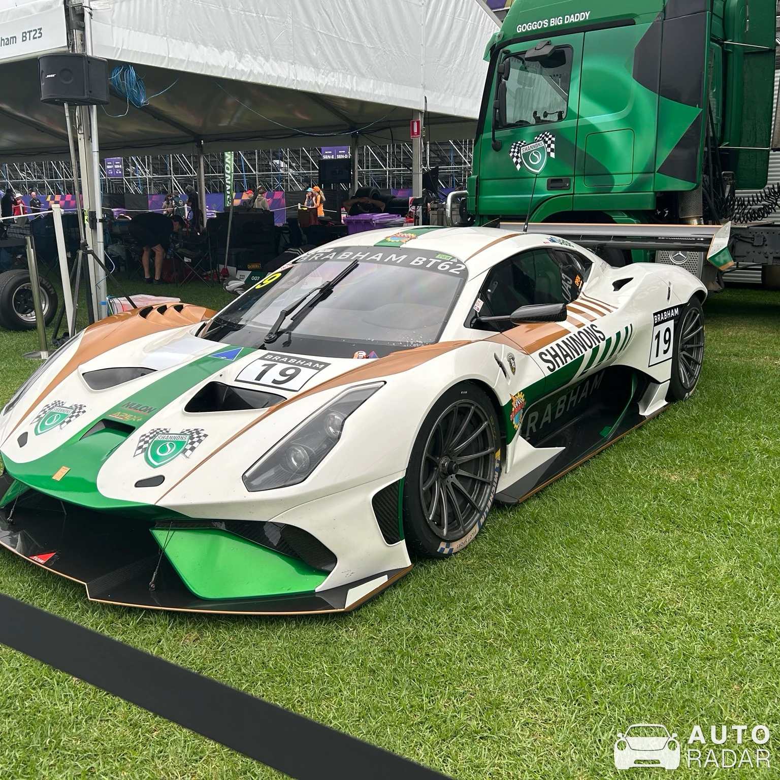 Brabham BT62 spotted in Albert Park