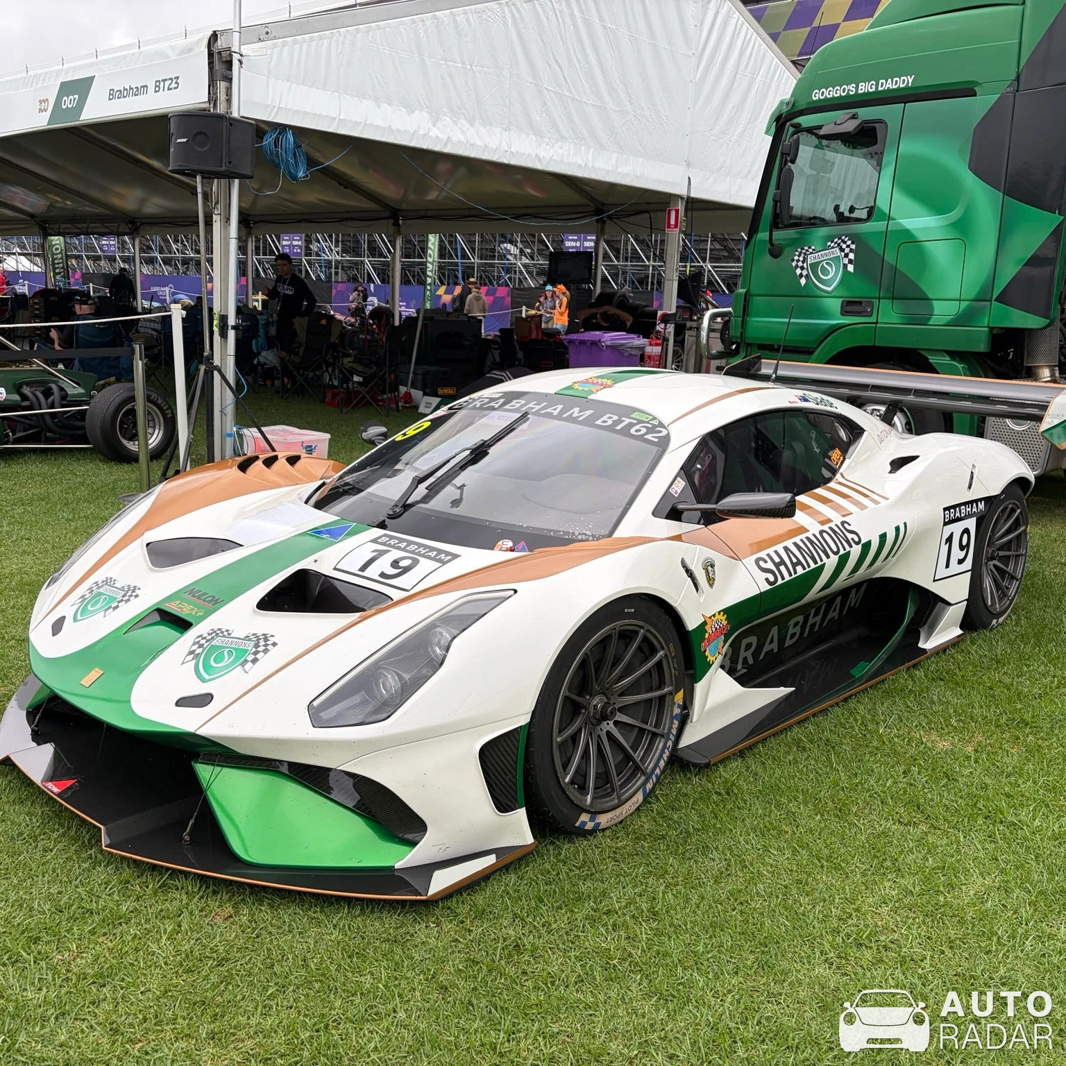 Brabham BT62 spotted in Albert Park, Australia