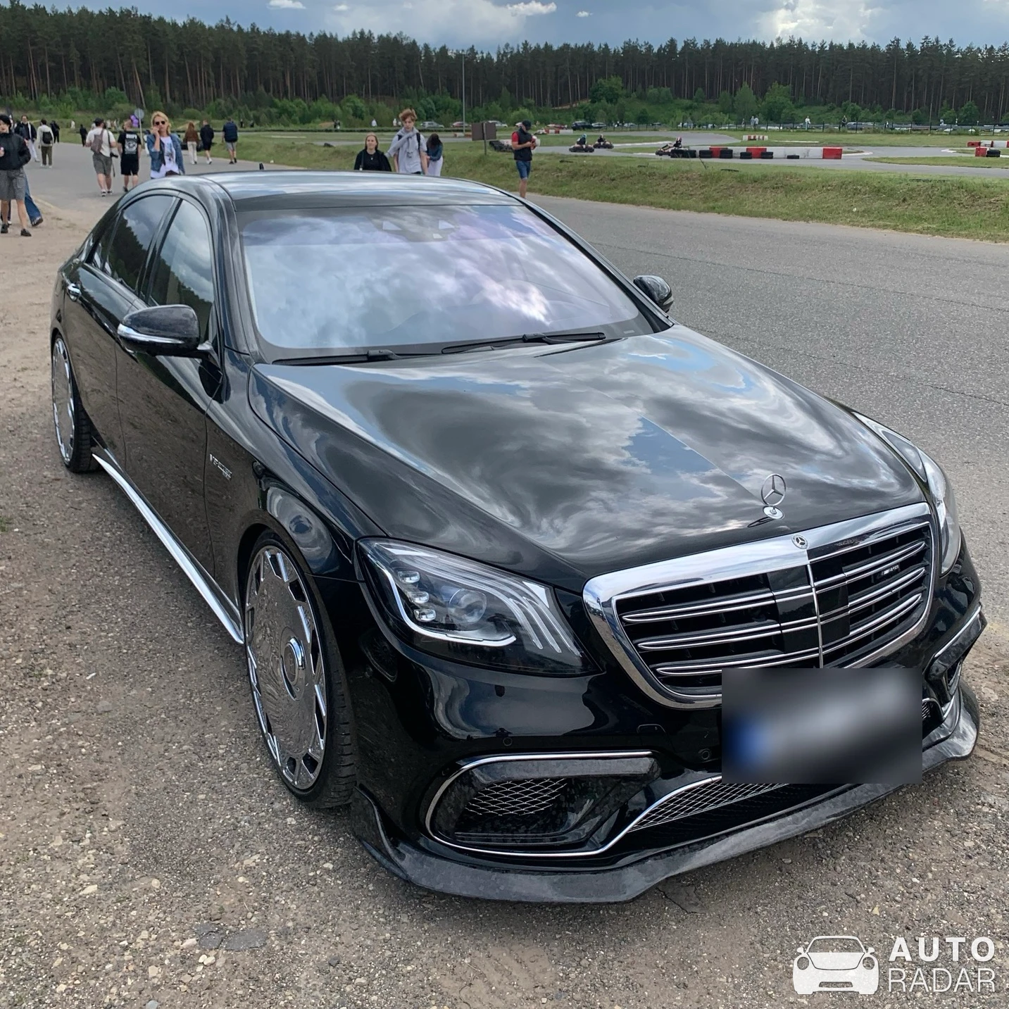 Mercedes-Benz S 63 AMG V222 spotted in Ropažu pagasts, Latvia