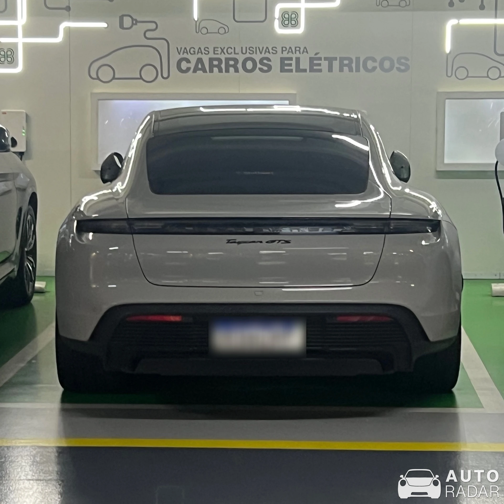 Porsche Taycan GTS spotted in Barra da Tijuca, Brazil