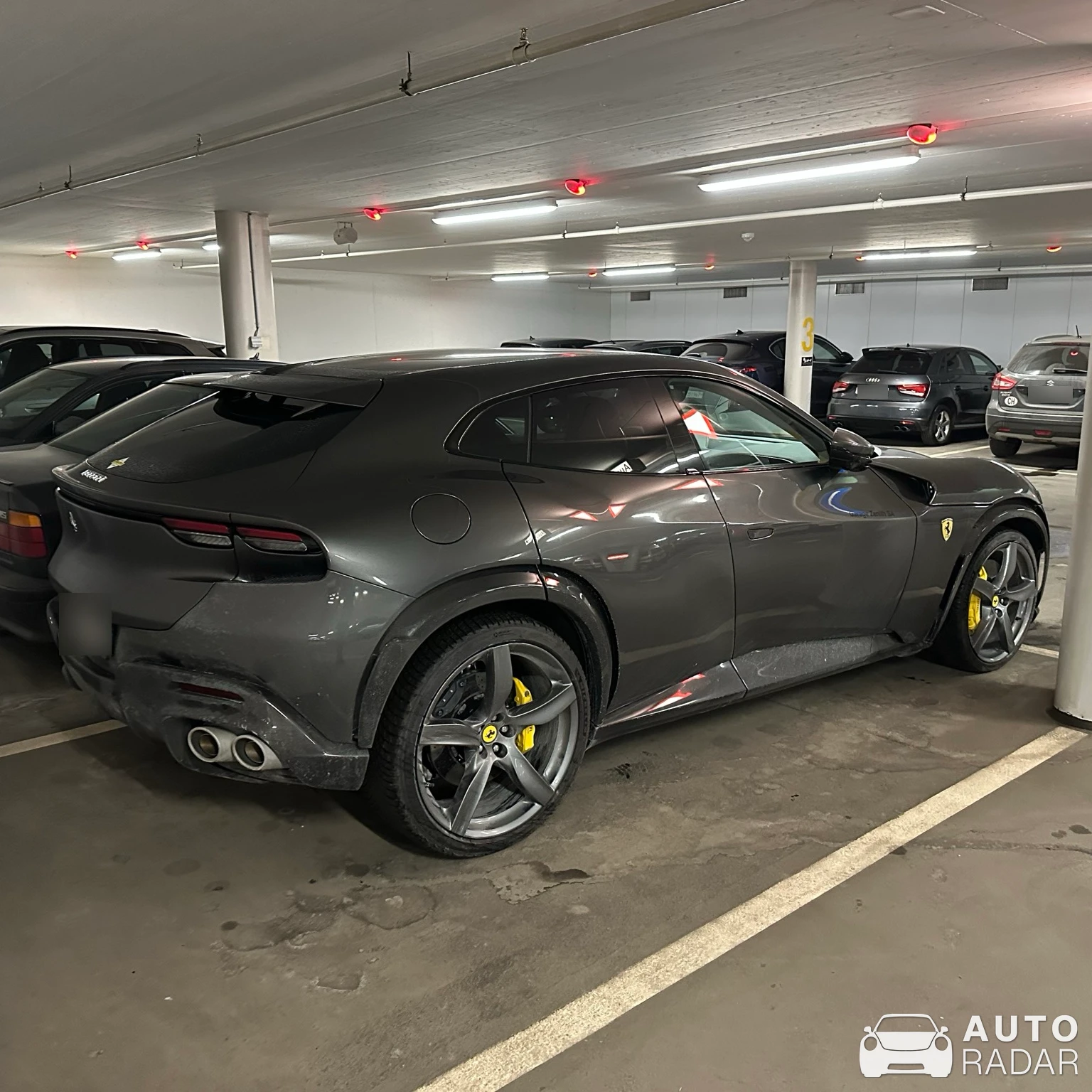Ferrari Purosangue spotted in Sankt Moritz, Schweiz