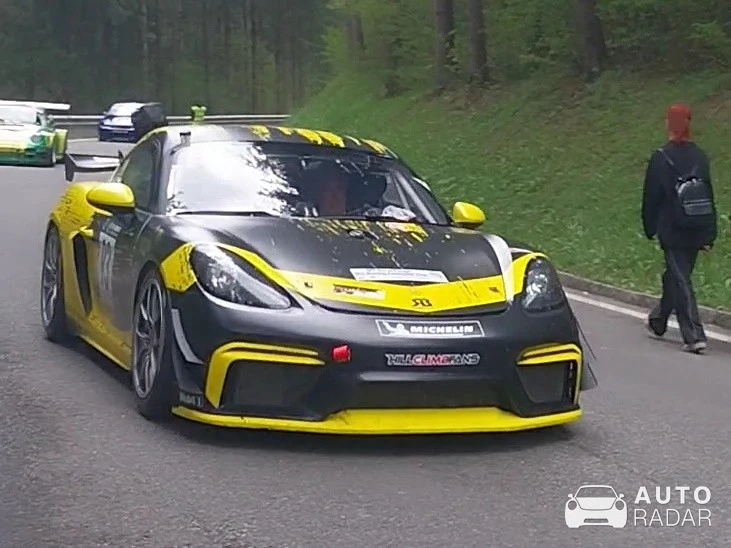 Porsche 718 Cayman GT4 spotted in Semriach, Austria