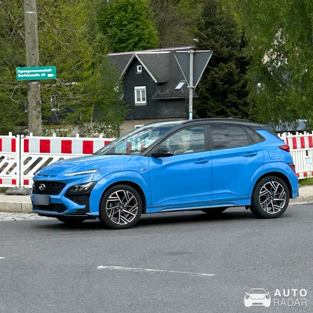 Hyundai Kona N spotted in Zwönitz