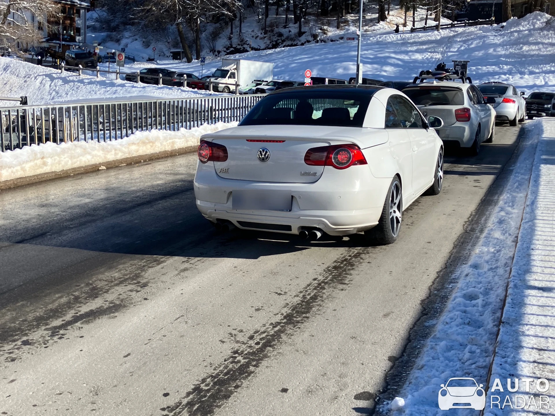 Volkswagen Eos ABT spotted in St. Moritz