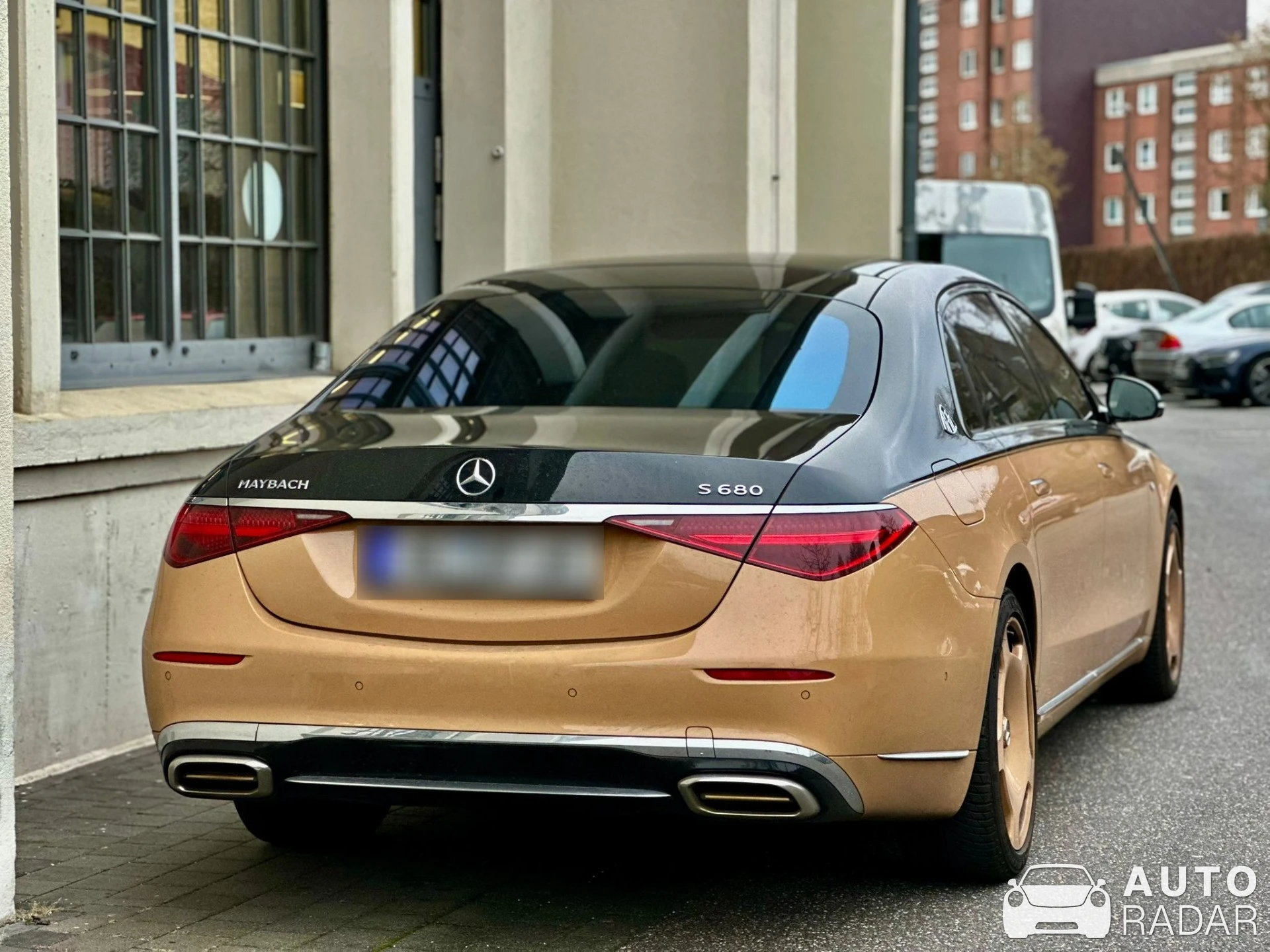 Mercedes-Maybach S 680 X Virgil Abloh spotted in Düsseldorf