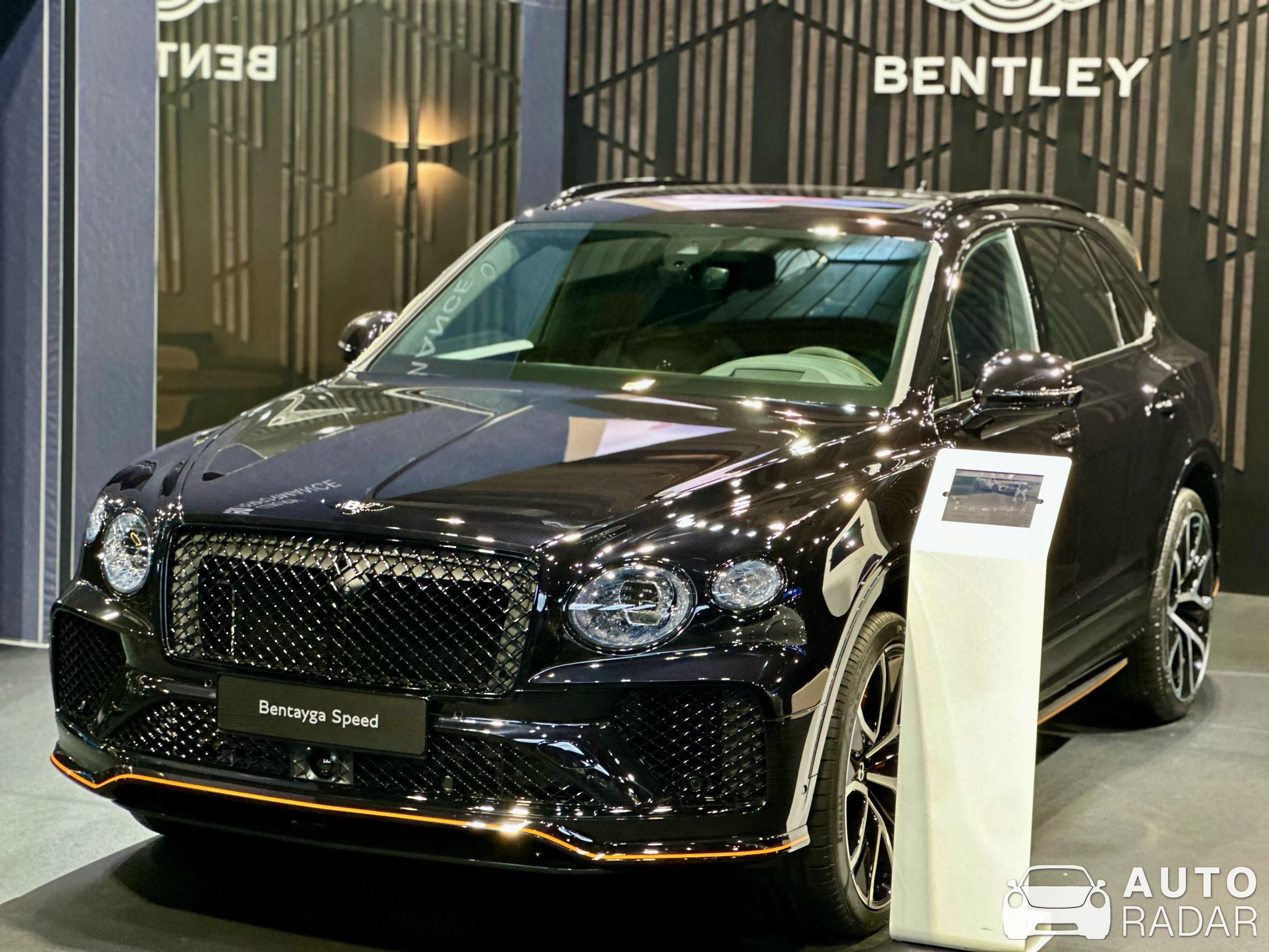 Bentley Bentayga Black Edition spotted in Bruxelles, Belgium