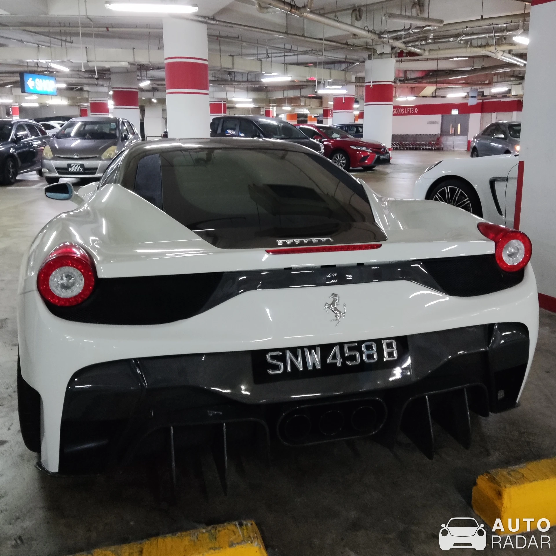 Ferrari 458 Italia Vorsteiner 458-VX spotted in Singapore
