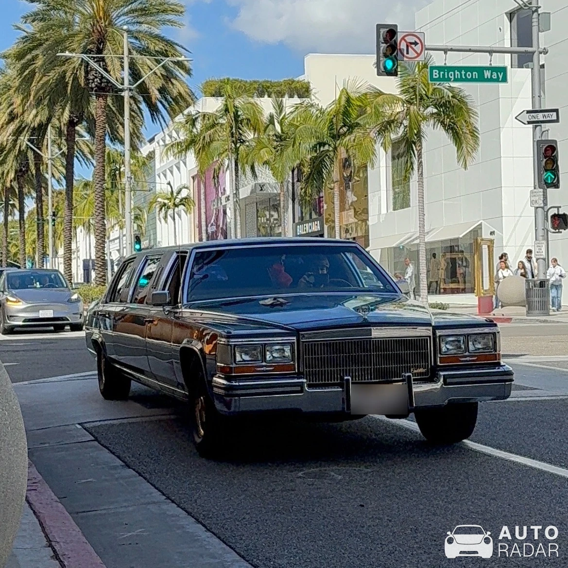 Cadillac Brougham Limousine spotted in Beverly Hills