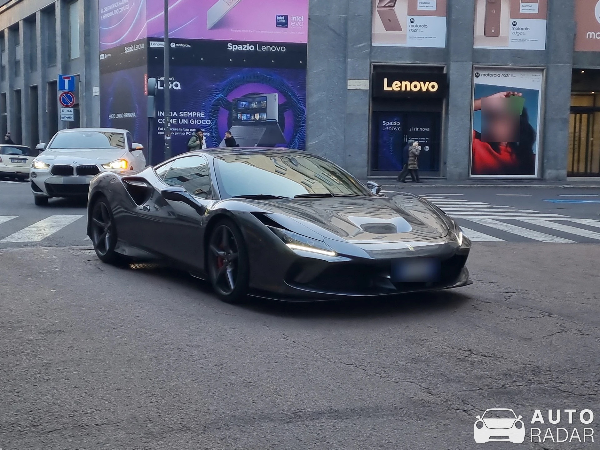 Ferrari F8 Tributo spotted in Milano, Italia