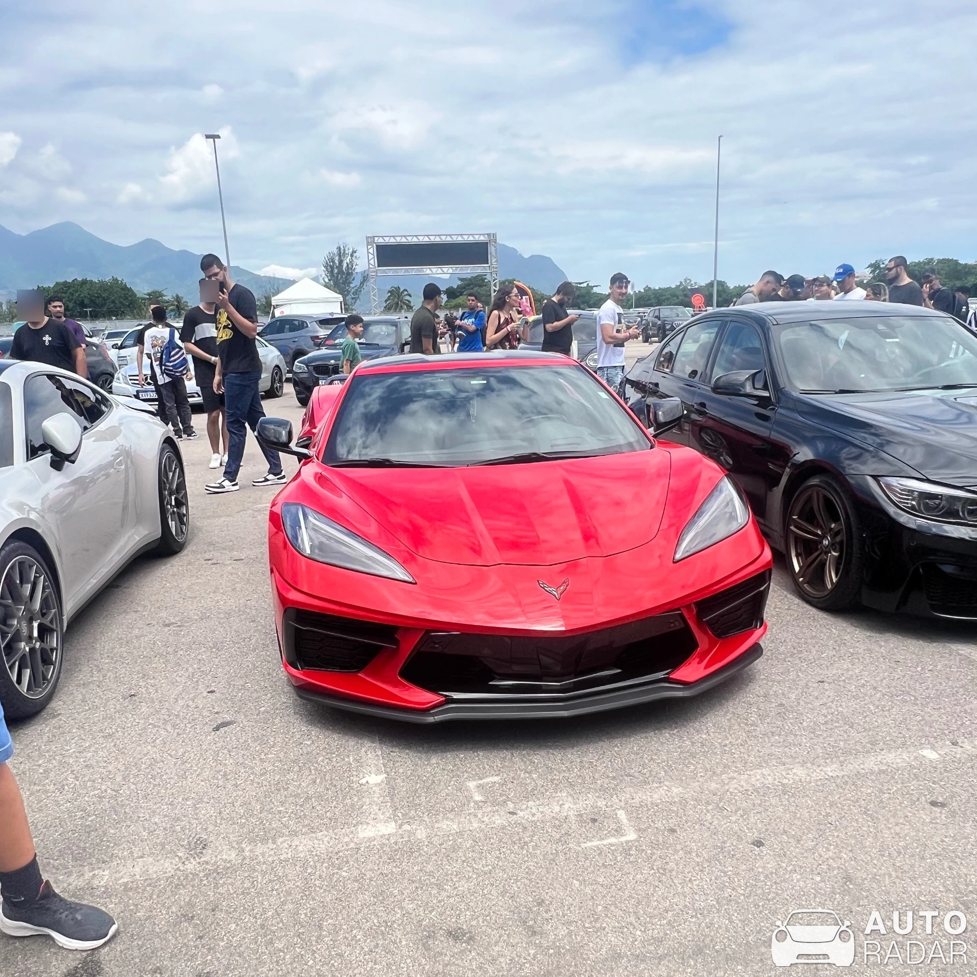 Chevrolet Corvette C8 Stingray spotted in Barra da Tijuca, Brazil