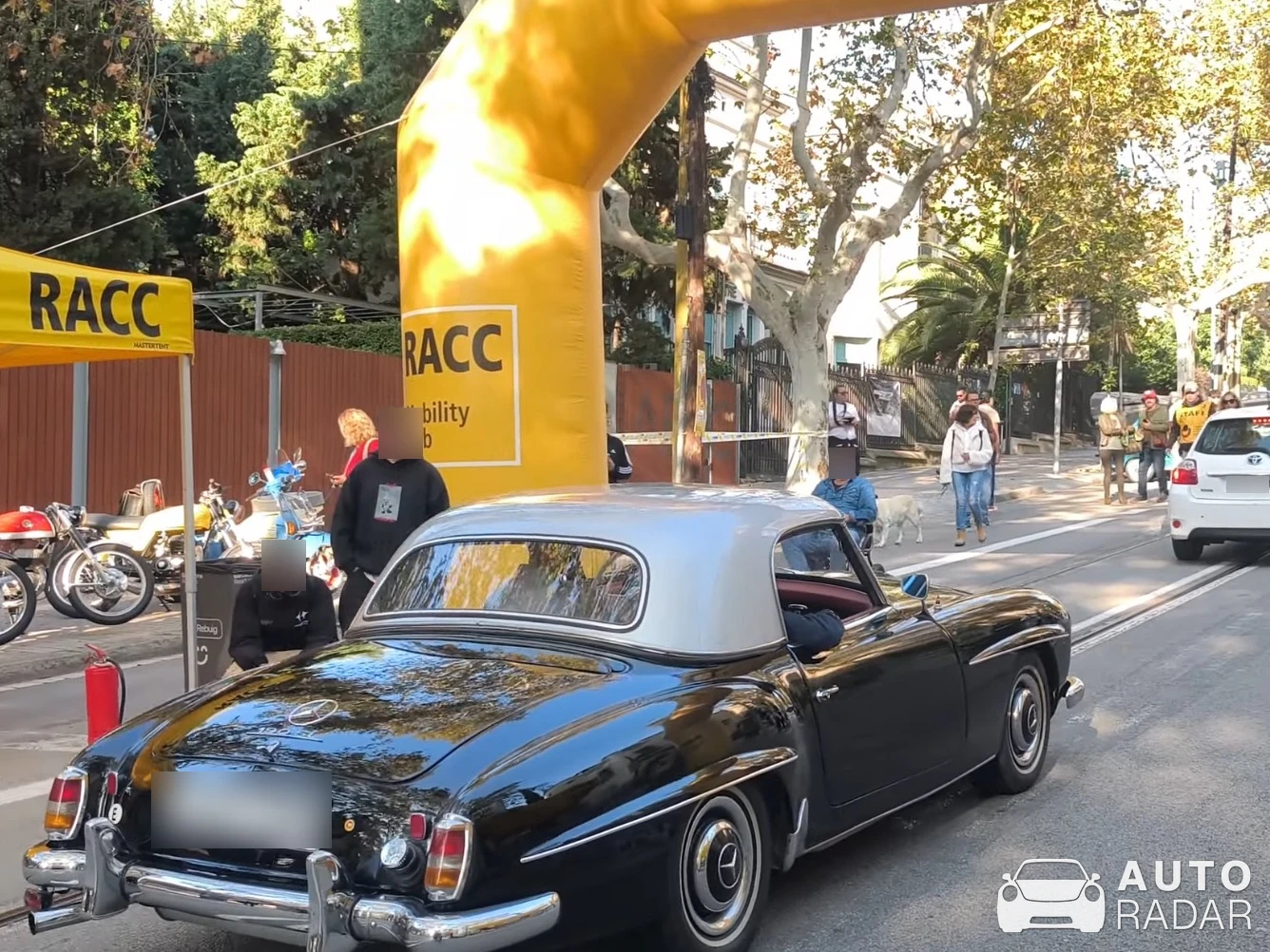 Mercedes-Benz 190 SL spotted in Barcelona, Spain