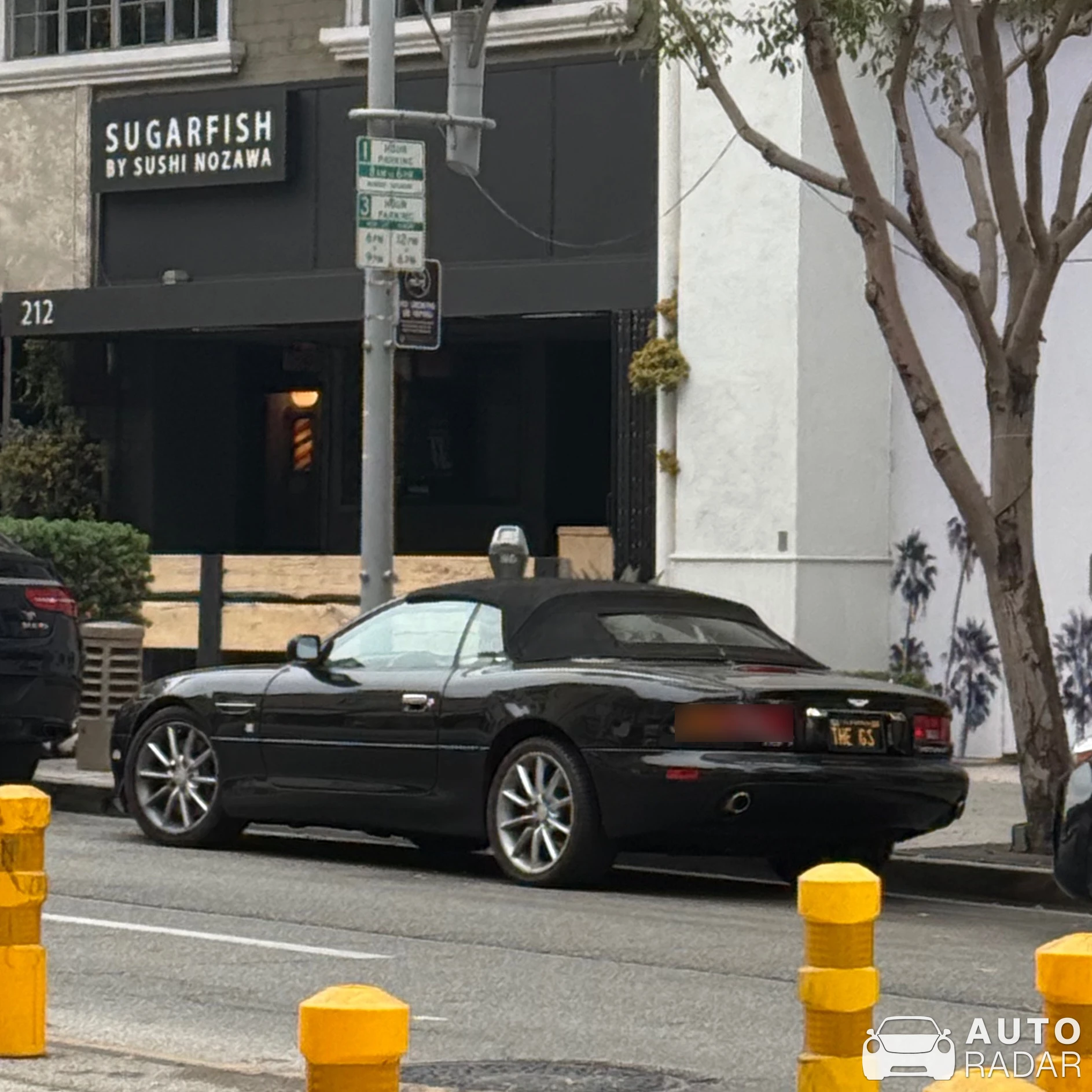 Aston Martin DB7 Volante spotted in Beverly Hills, United States