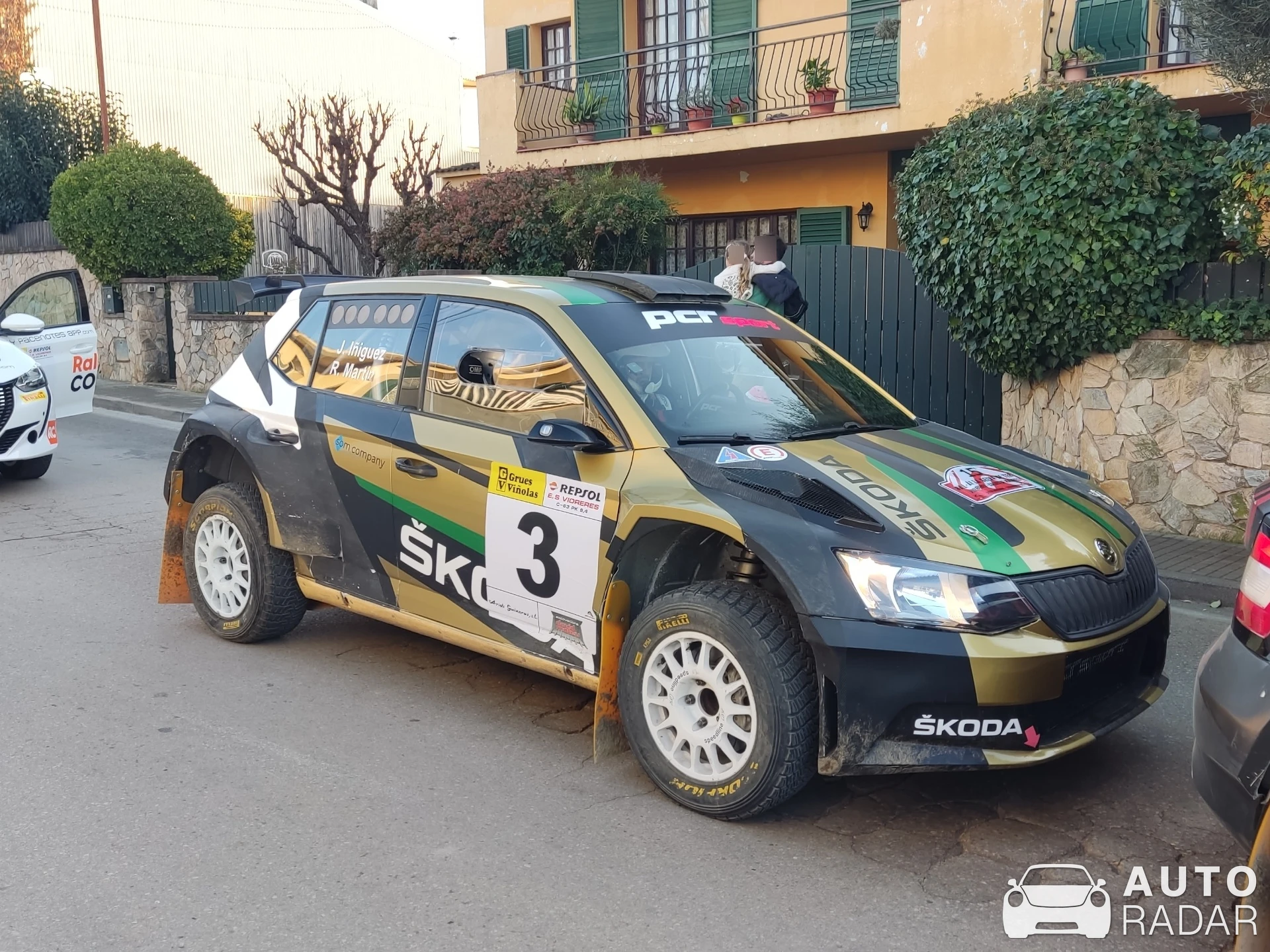 Škoda WRC Fabia RS spotted in Vidreres, Spain