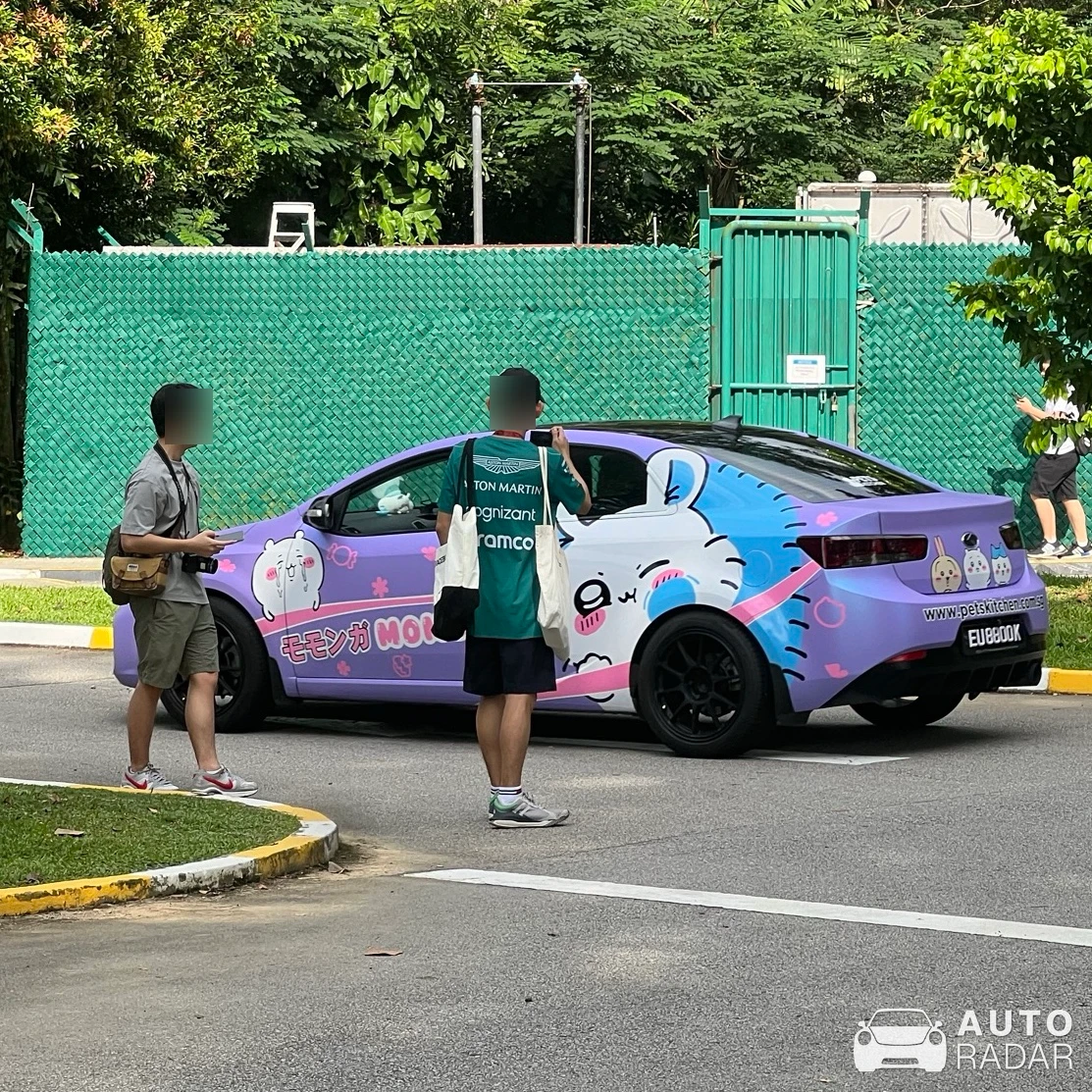 Kia Cerato spotted in Singapore