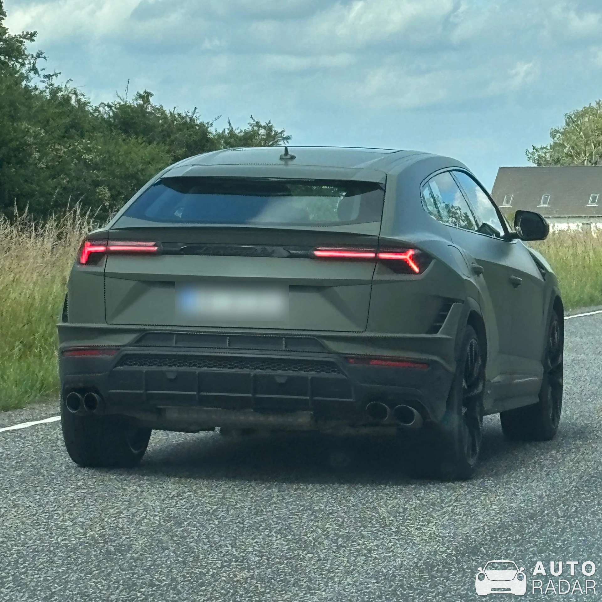 Lamborghini Urus spotted in Mørkøv, Danmark