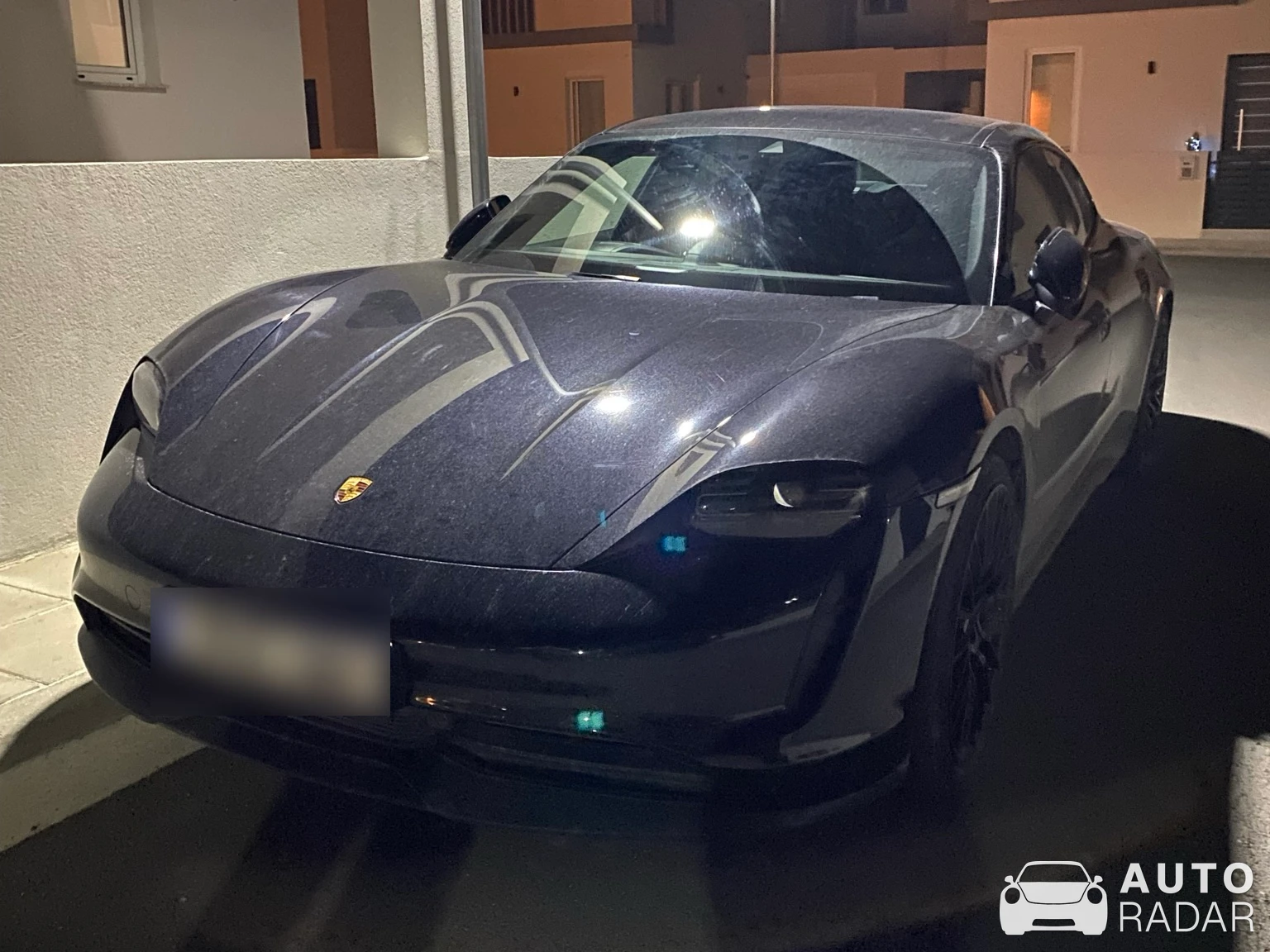 Porsche Taycan spotted in Limassol