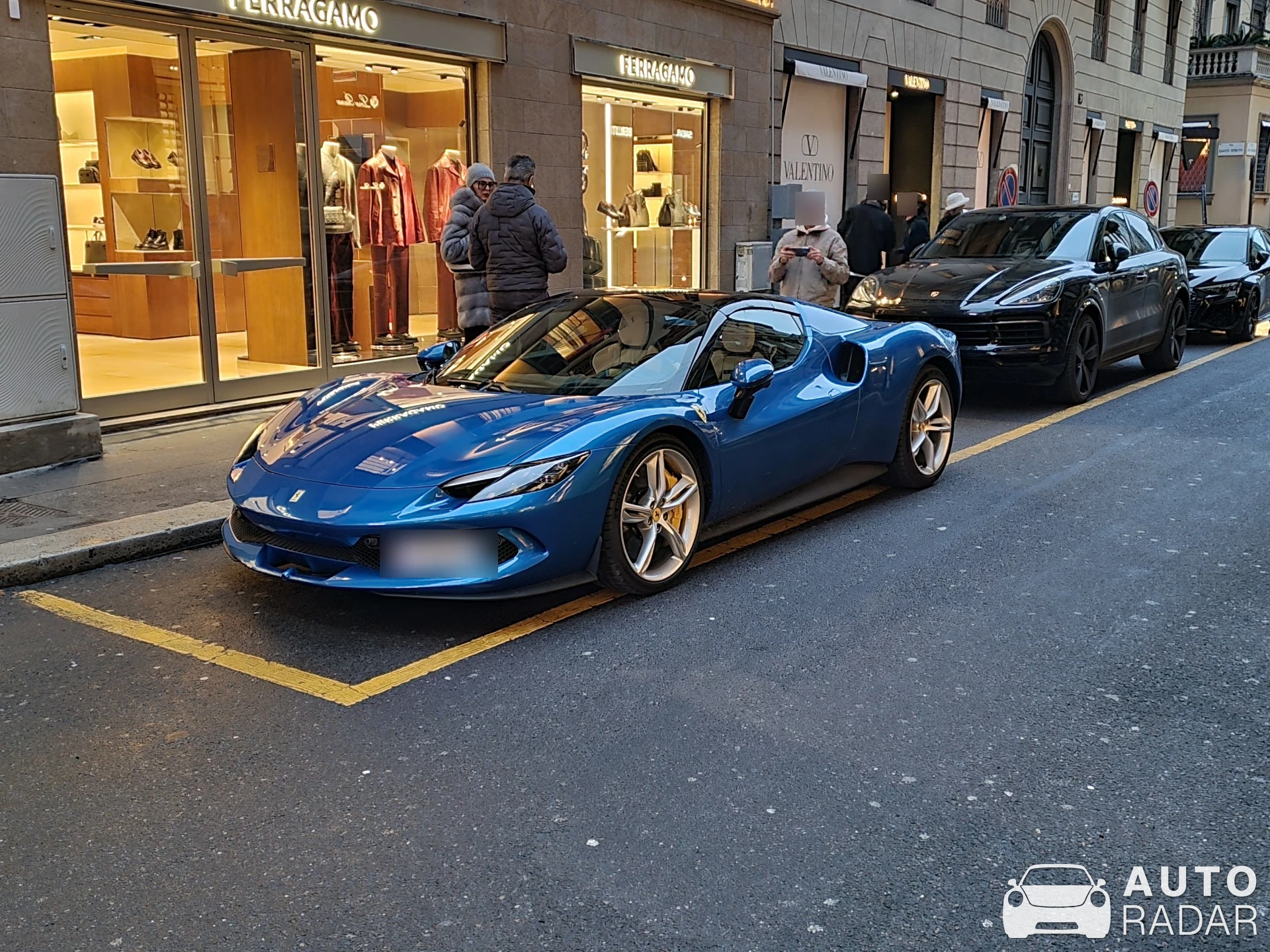 Ferrari 296 GTS spotted in Milano, Italy