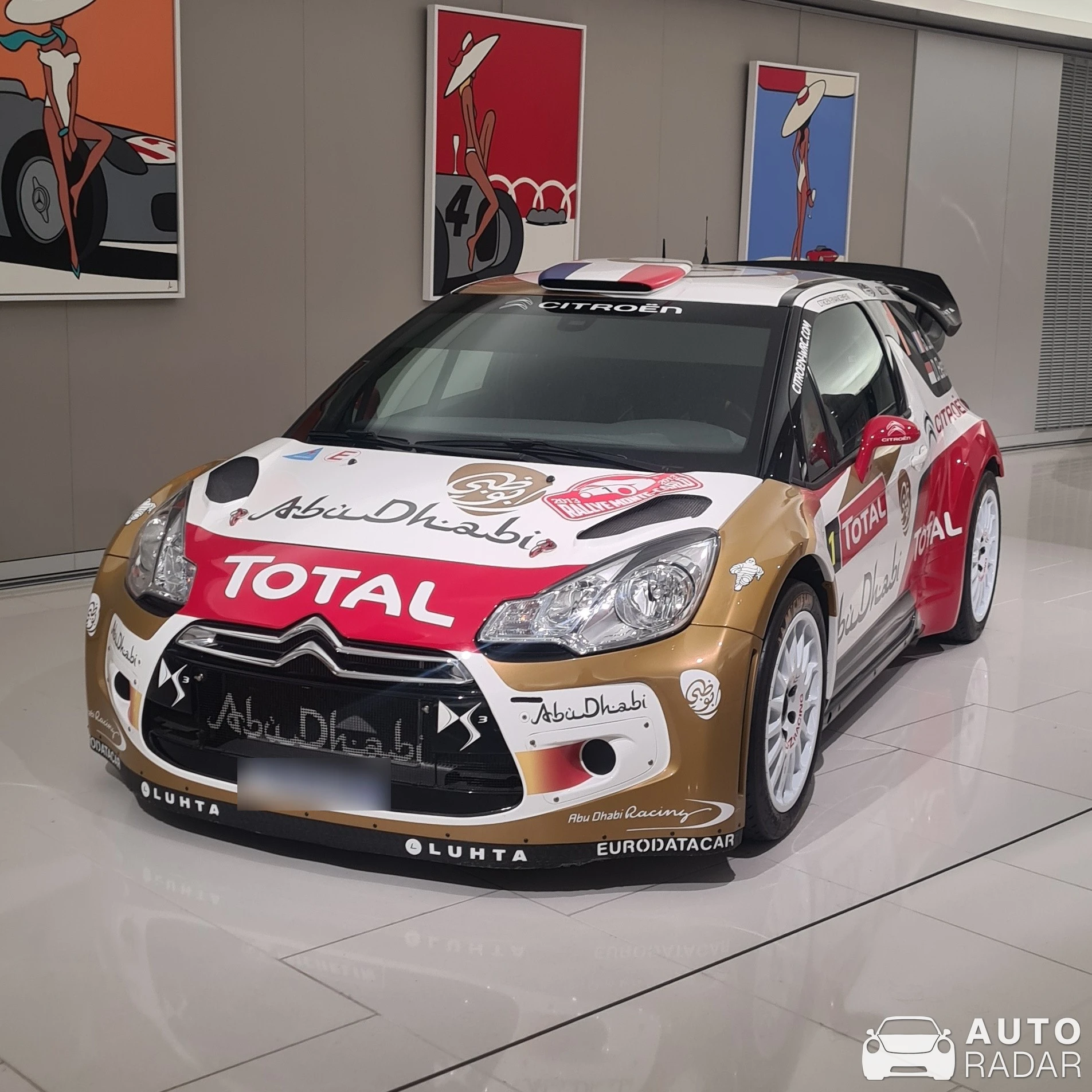Citroën DS3 WRC spotted in Monaco