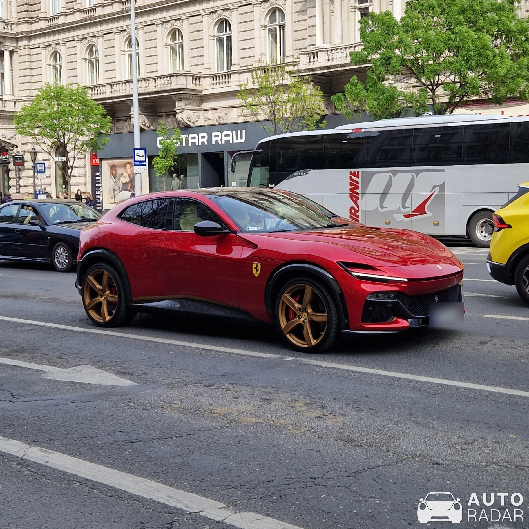 Ferrari Purosangue spotted in Budapest, Hungary