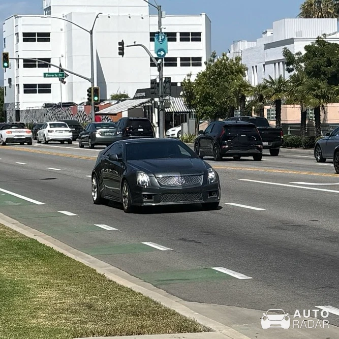 Cadillac CTS-V Coupé spotted in Beverly Hills
