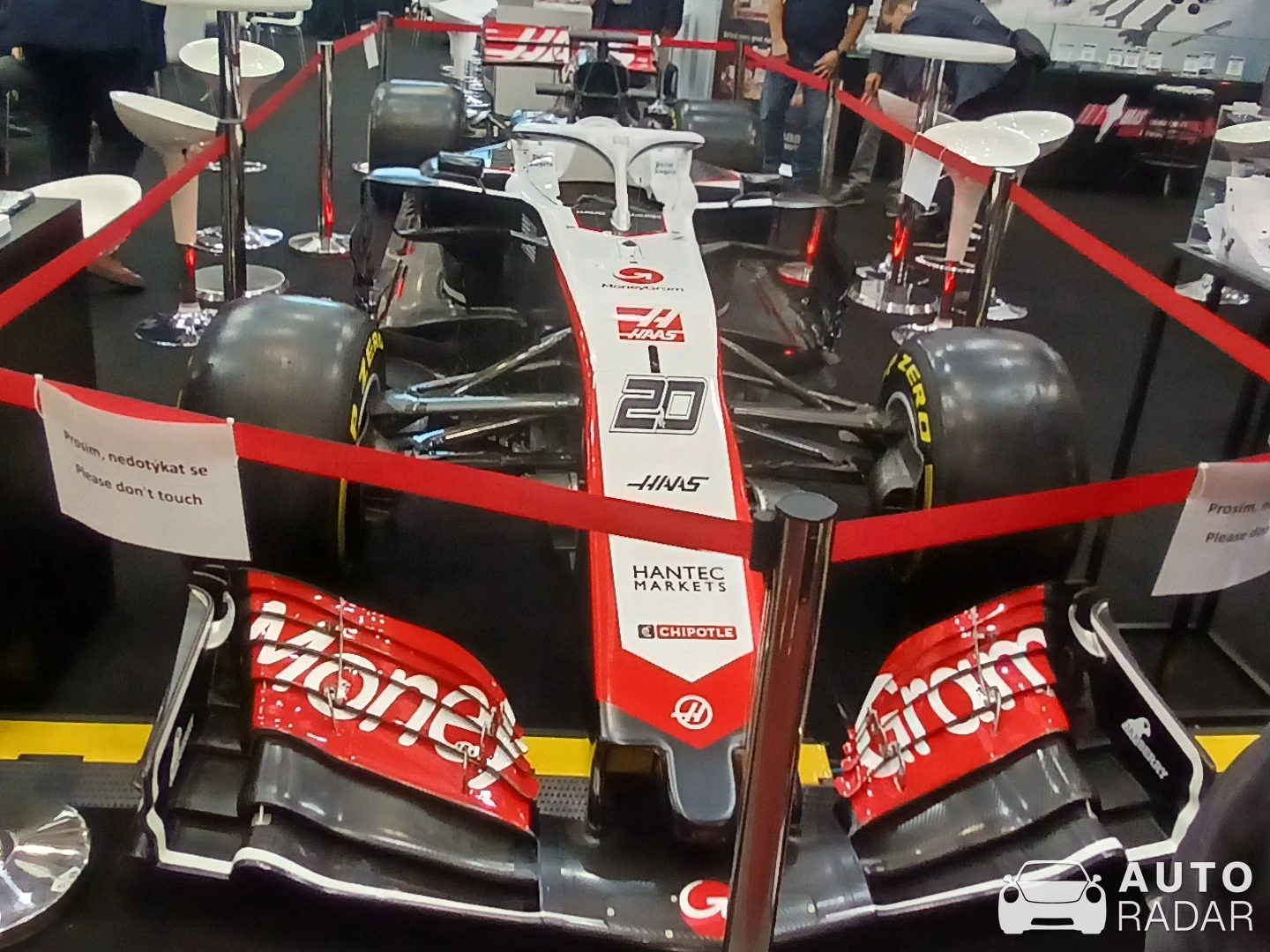Haas Formula One spotted in Brno
