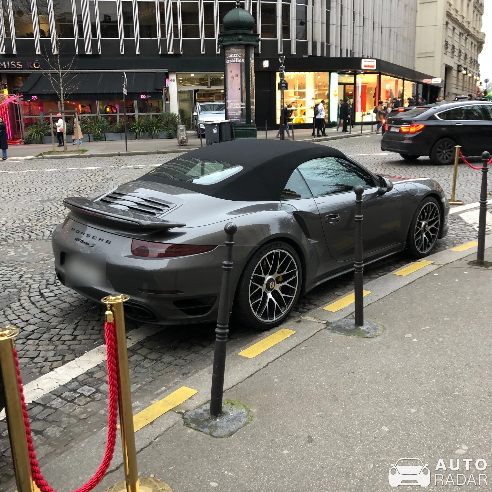 Porsche 991 Turbo S Cabriolet MkII spotted in Paris, France