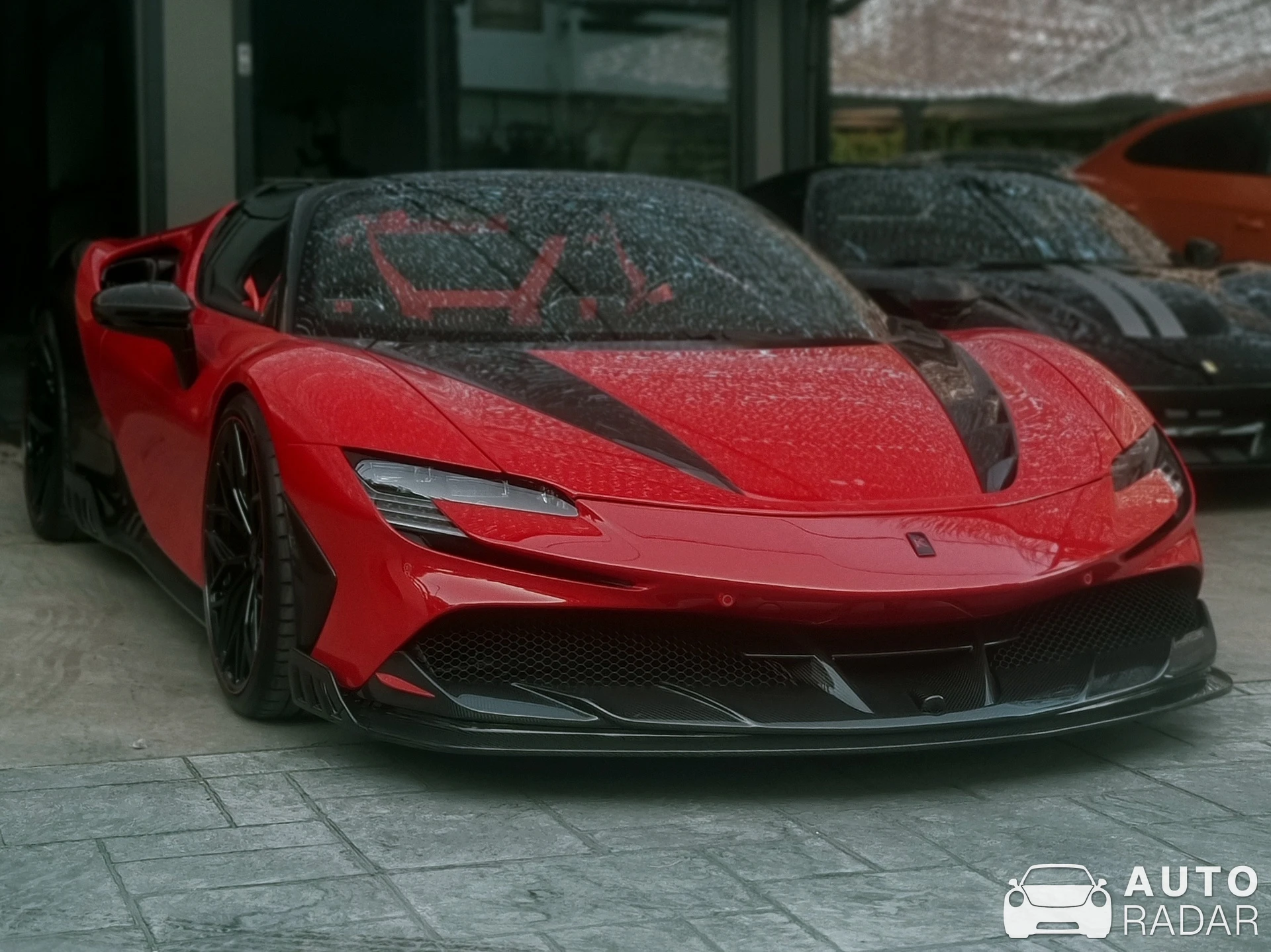 Ferrari Keyvany SF90 Spider spotted in Glyfada