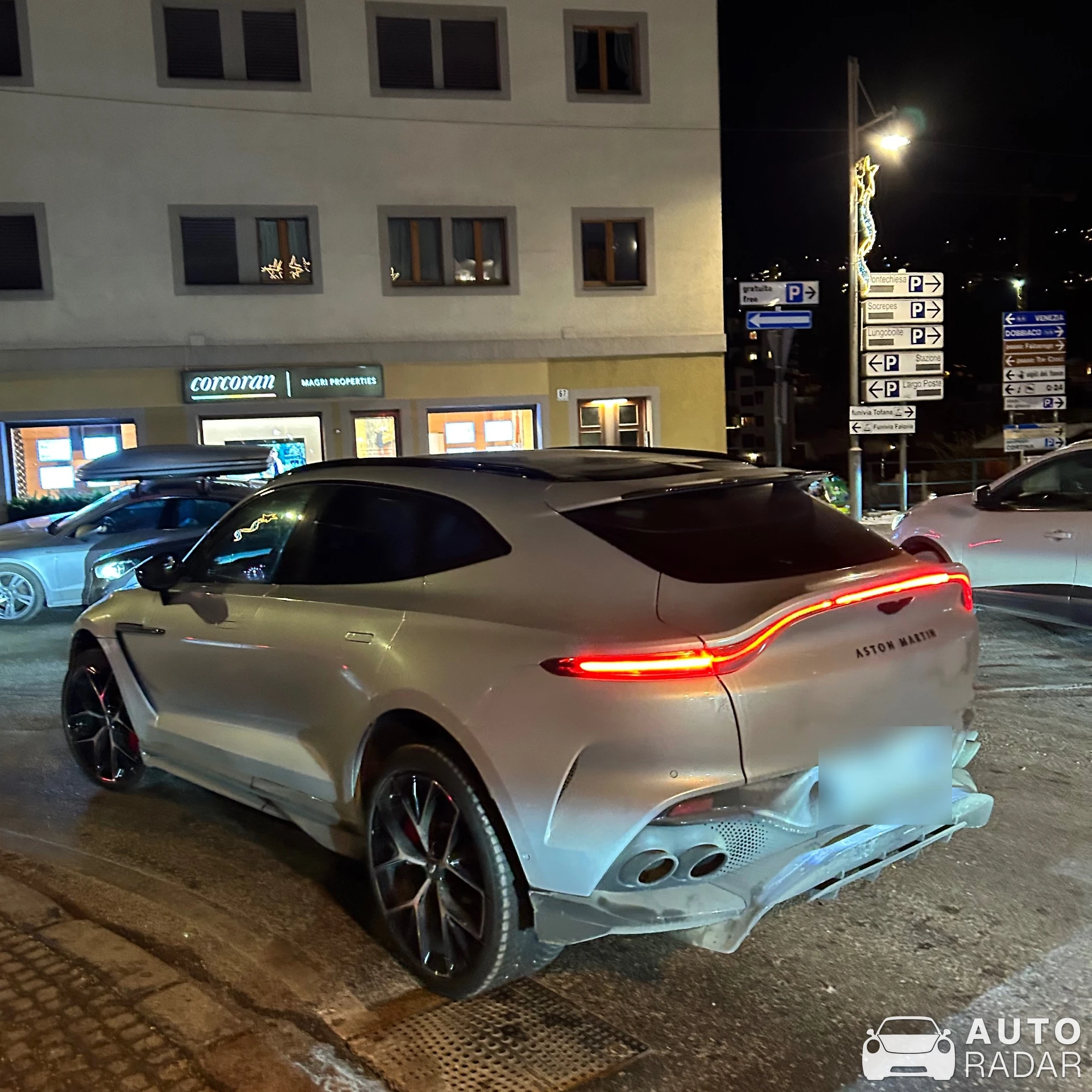 Aston Martin DBX707 spotted in Cortina d'Ampezzo, Italien