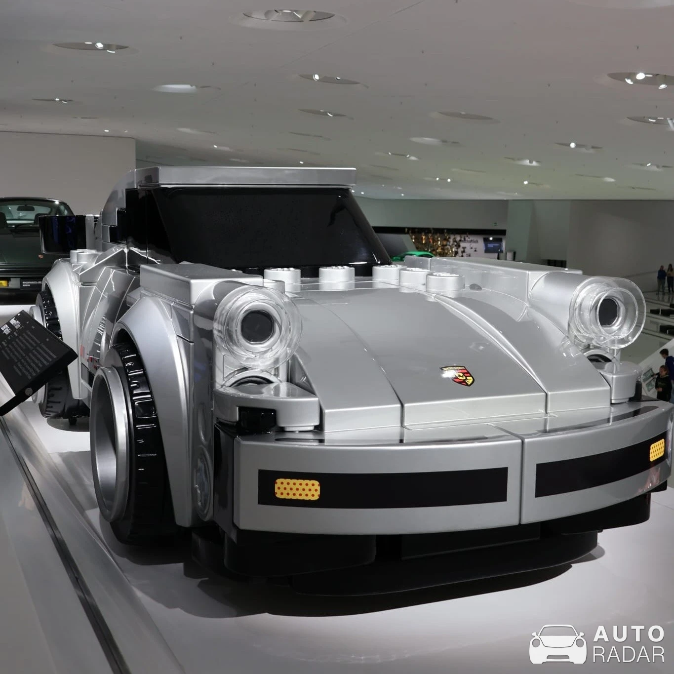 Porsche 930 Turbo Lego Big Brick spotted in Stuttgart