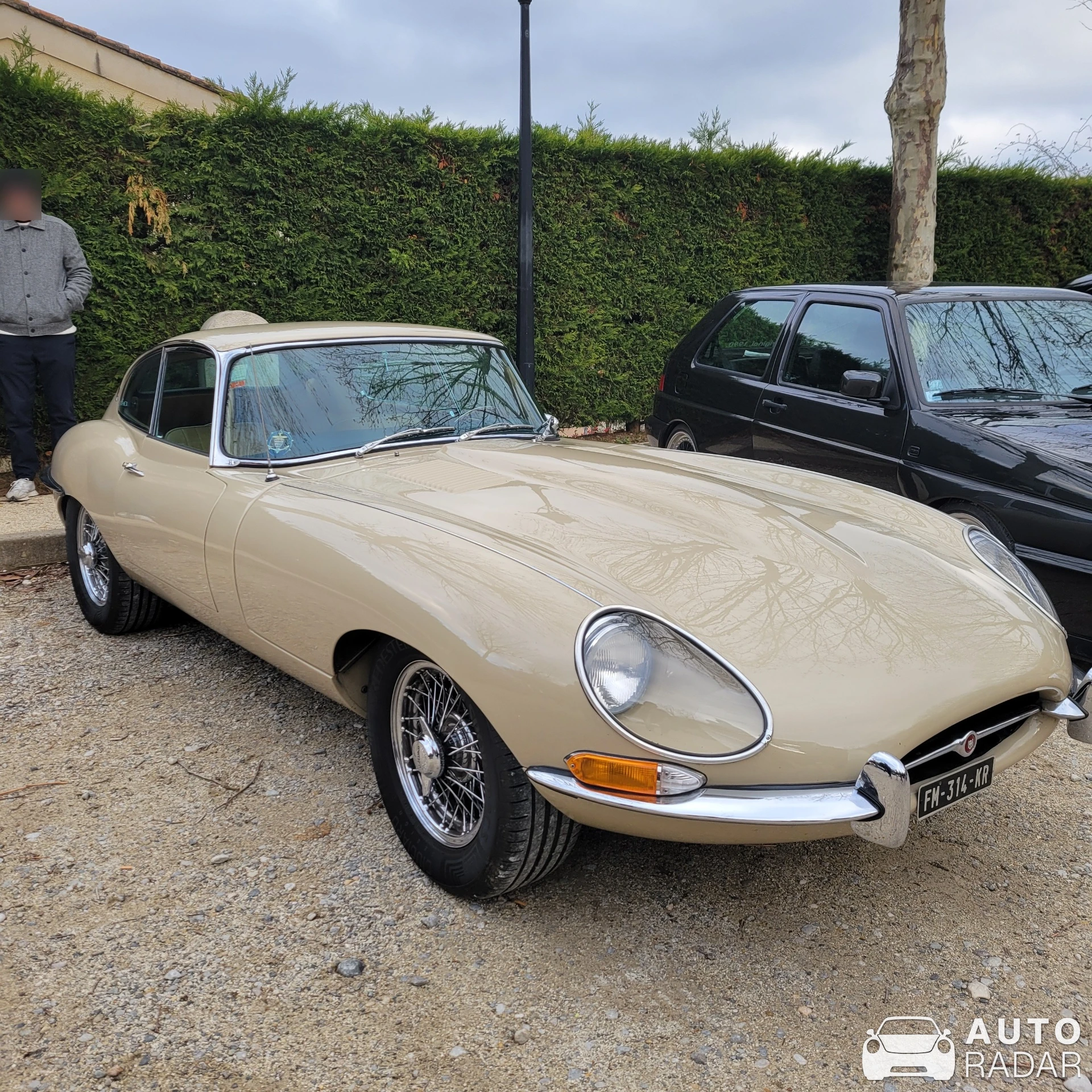 Jaguar E-Type spotted in Eurre, France