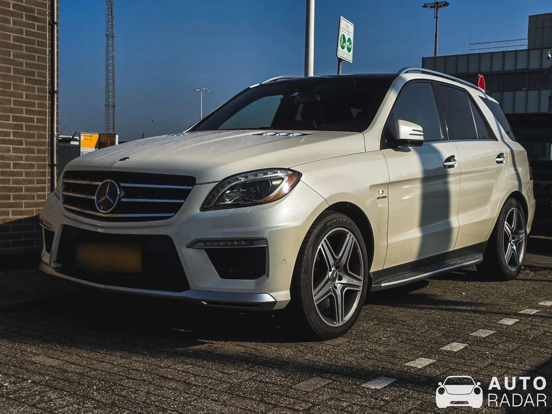 Mercedes-Benz ML 63 AMG W166 spotted in Rotterdam