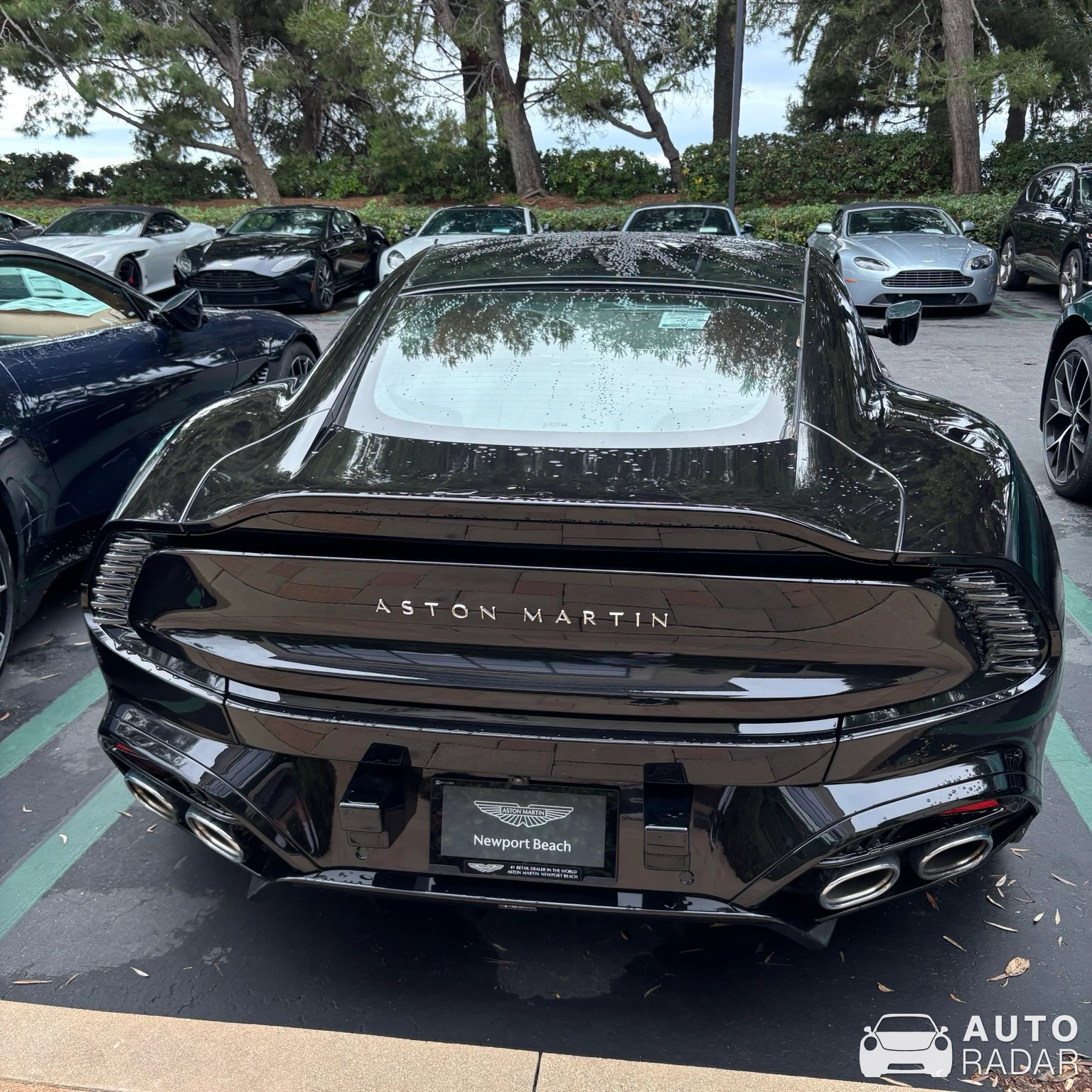 Aston Martin DBS Superleggera spotted in Newport Beach, United States