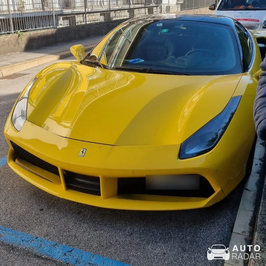 Ferrari 488 GTB spotted in Bolzano, Italia