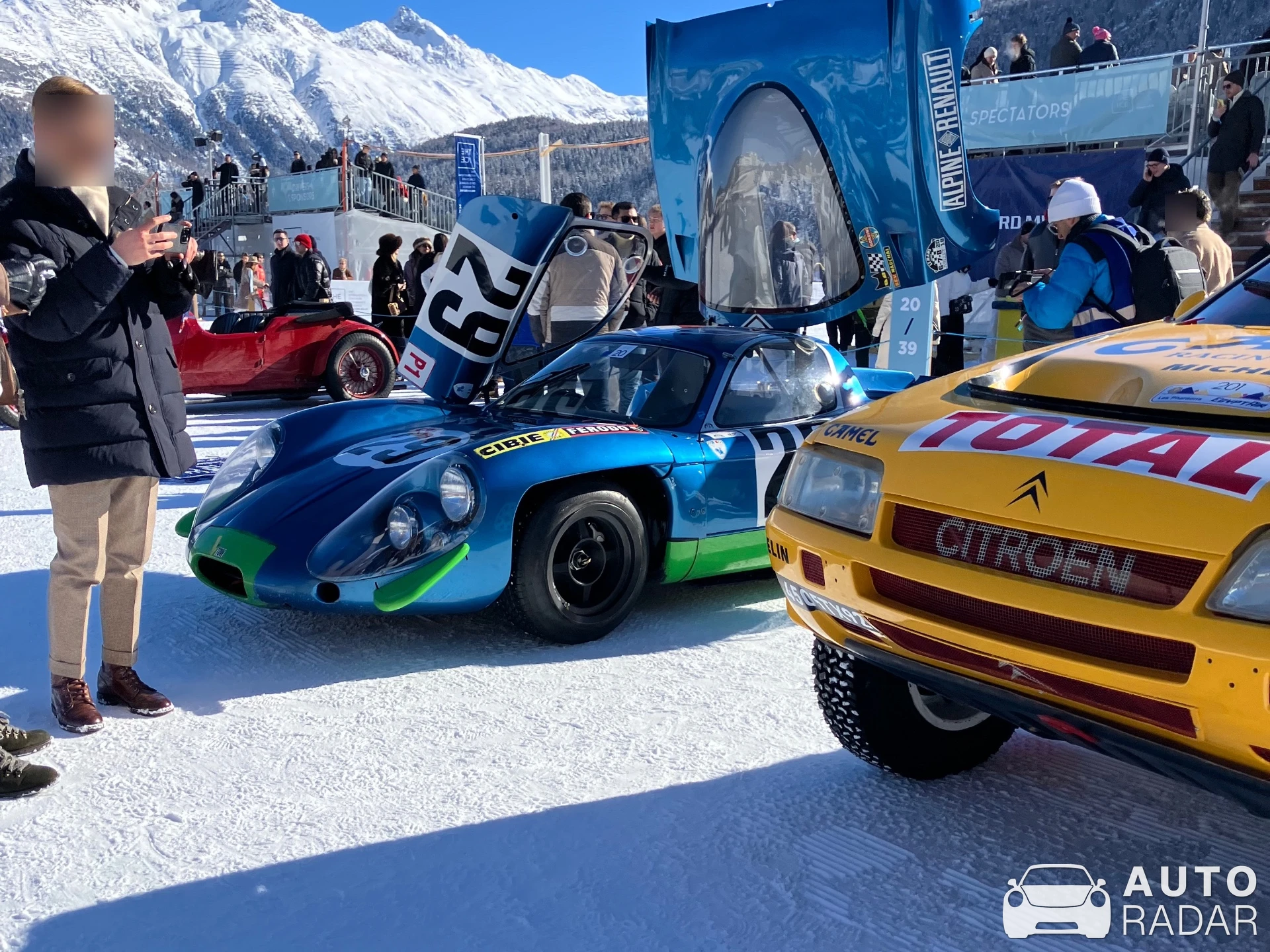 Alpine A310S V6 Prototype Le Mans spotted in St. Moritz