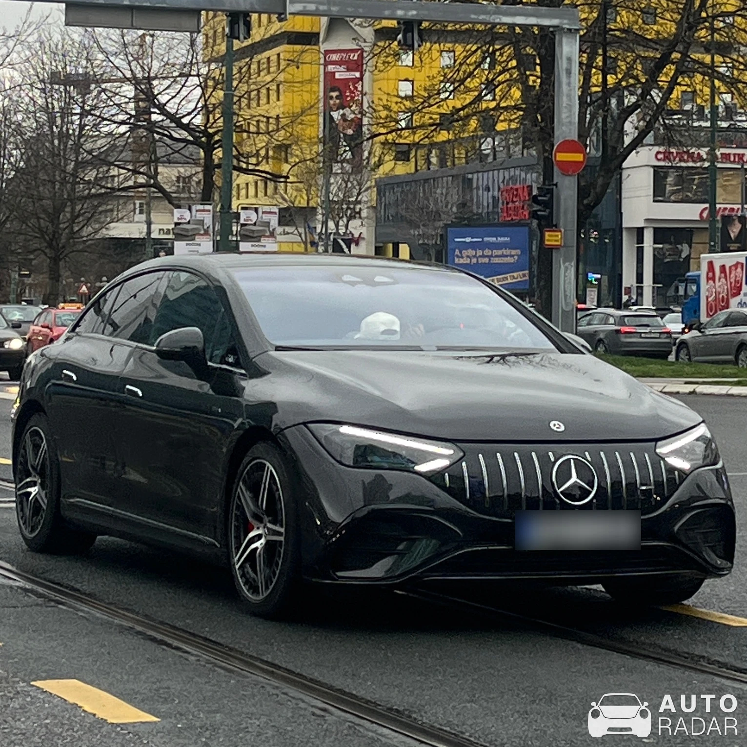 Mercedes-Benz EQS 53 spotted in Sarajevo