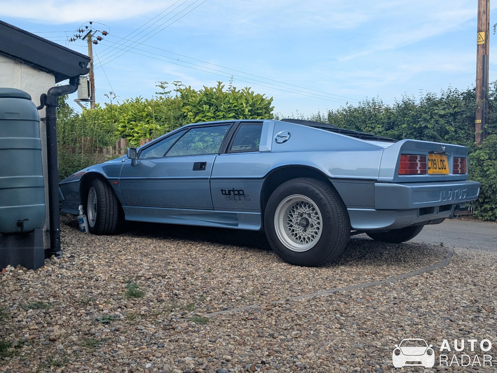 Lotus Esprit Turbo spotted in Pulham Saint Mary