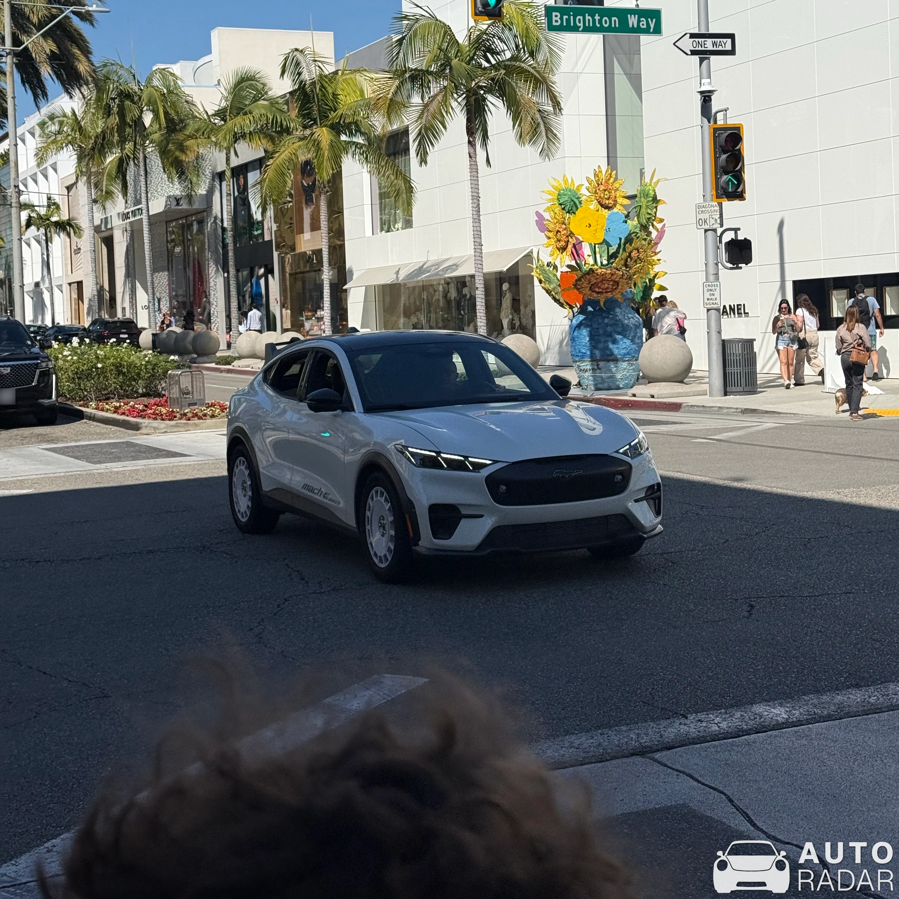 Ford Mustang Mach-E Rally spotted in Beverly Hills