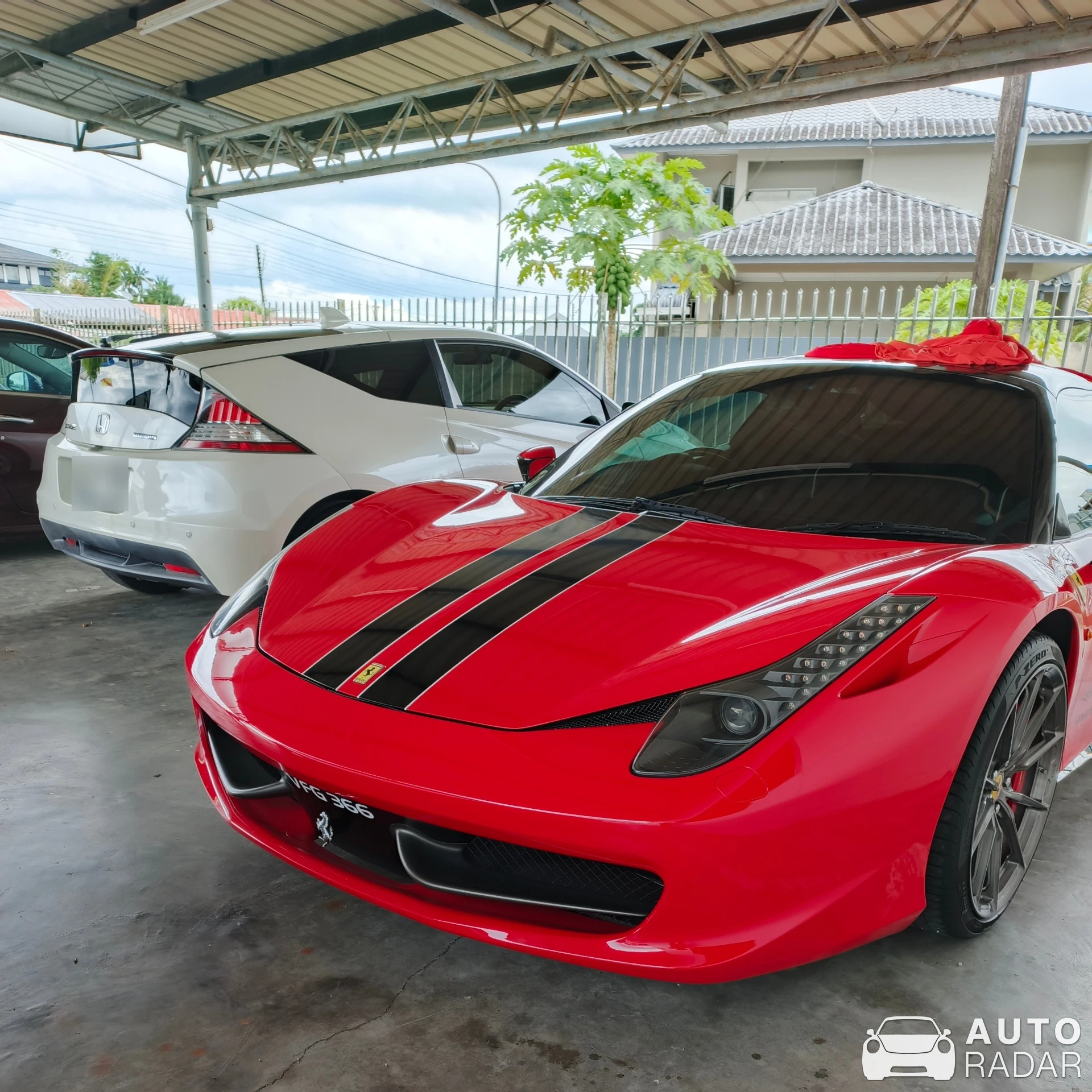 Ferrari 458 Italia spotted in Kuching, Malaysia