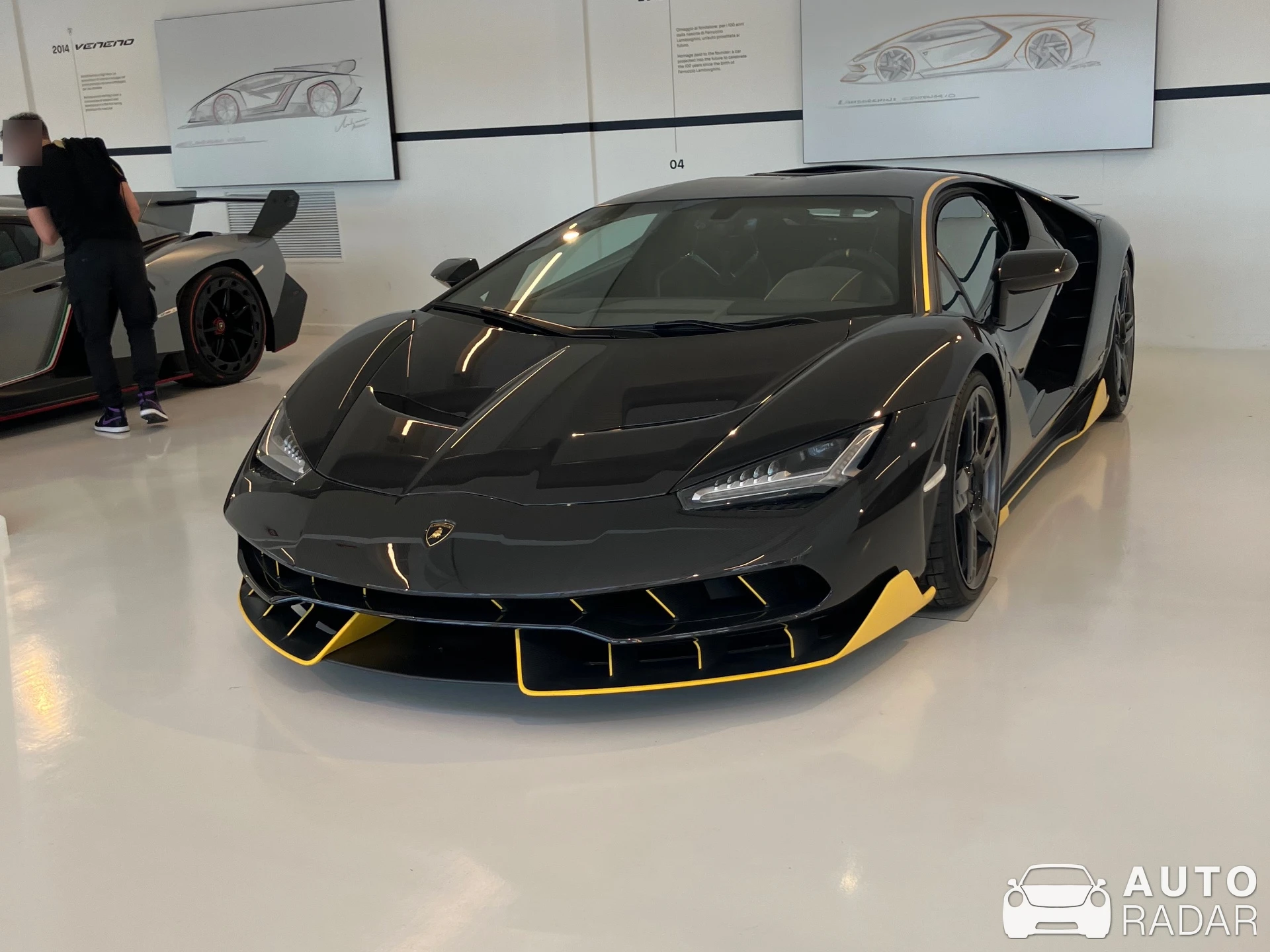Lamborghini Centenario LP770-4 spotted in Sant'Agata Bolognese