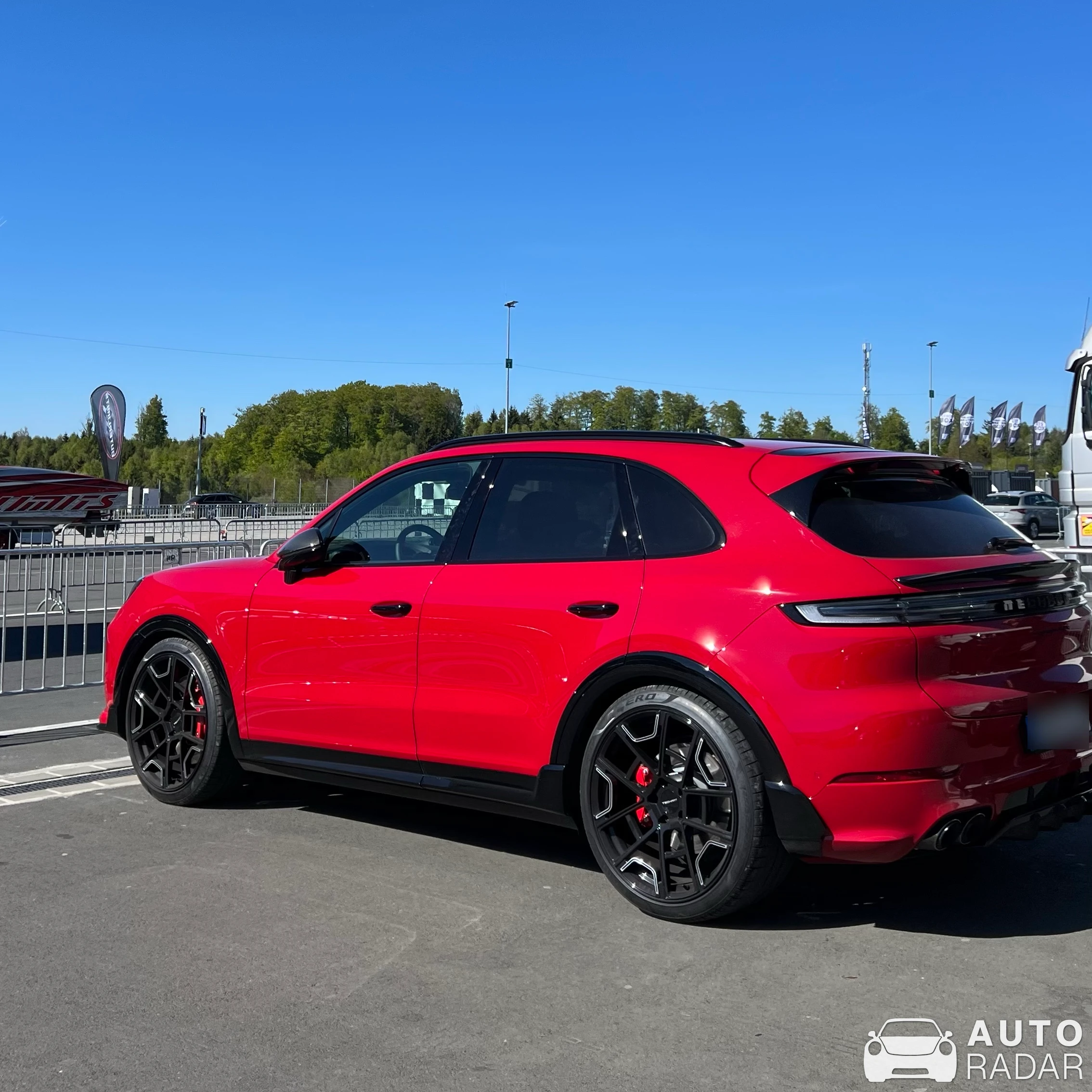 Porsche TechArt Cayenne Coupé Turbo GT spotted in Nürburg