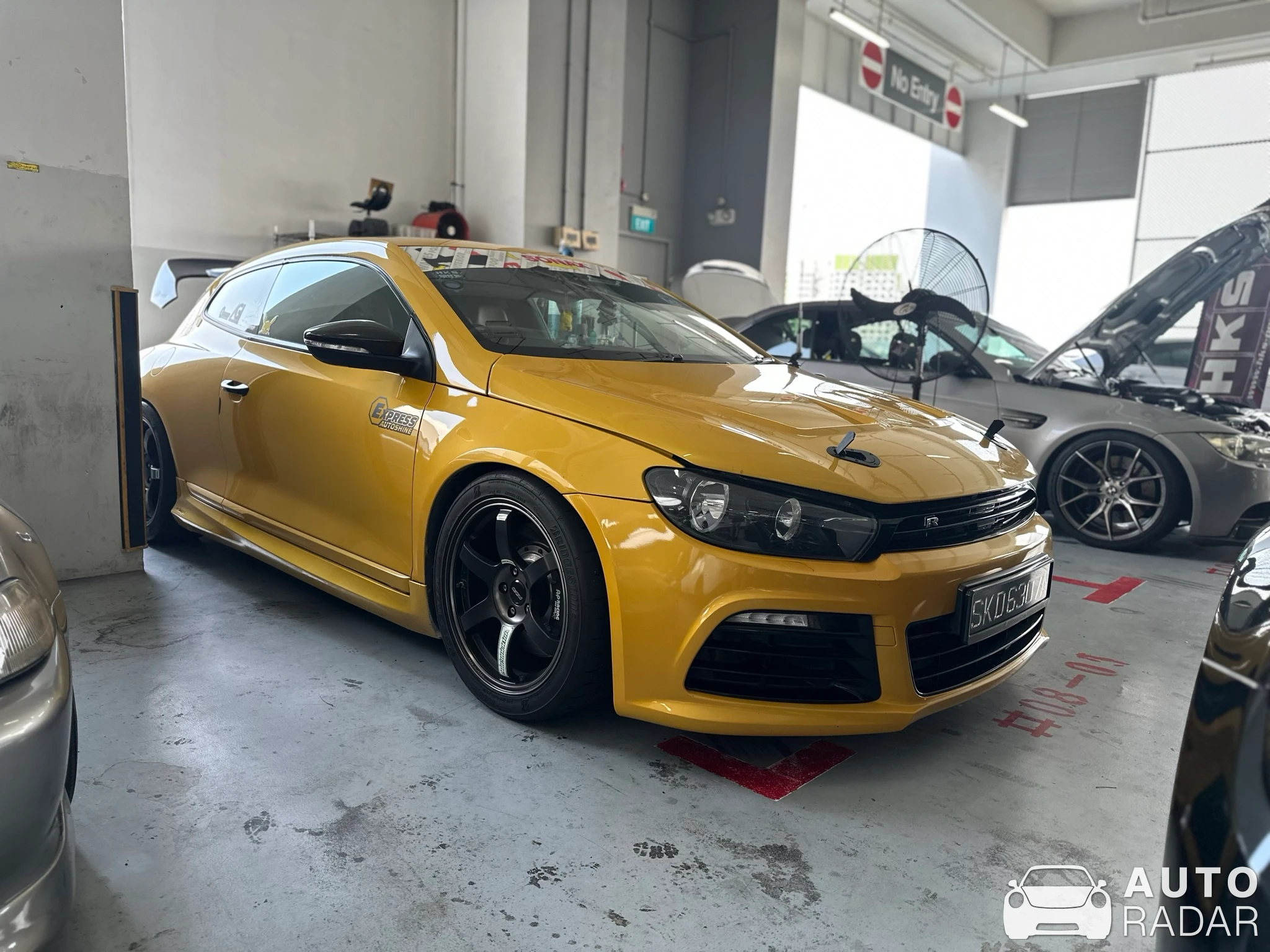 Volkswagen Scirocco R spotted in AUTOCITY